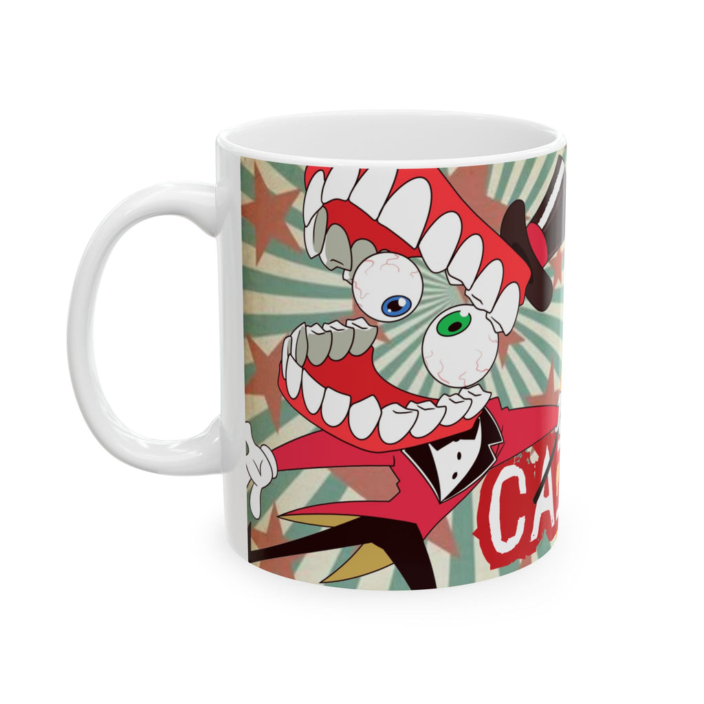 Caine The Amazing Digital Circus Clown Illustration Mug | Cute Ceramic Coffee Cup 11oz Gift