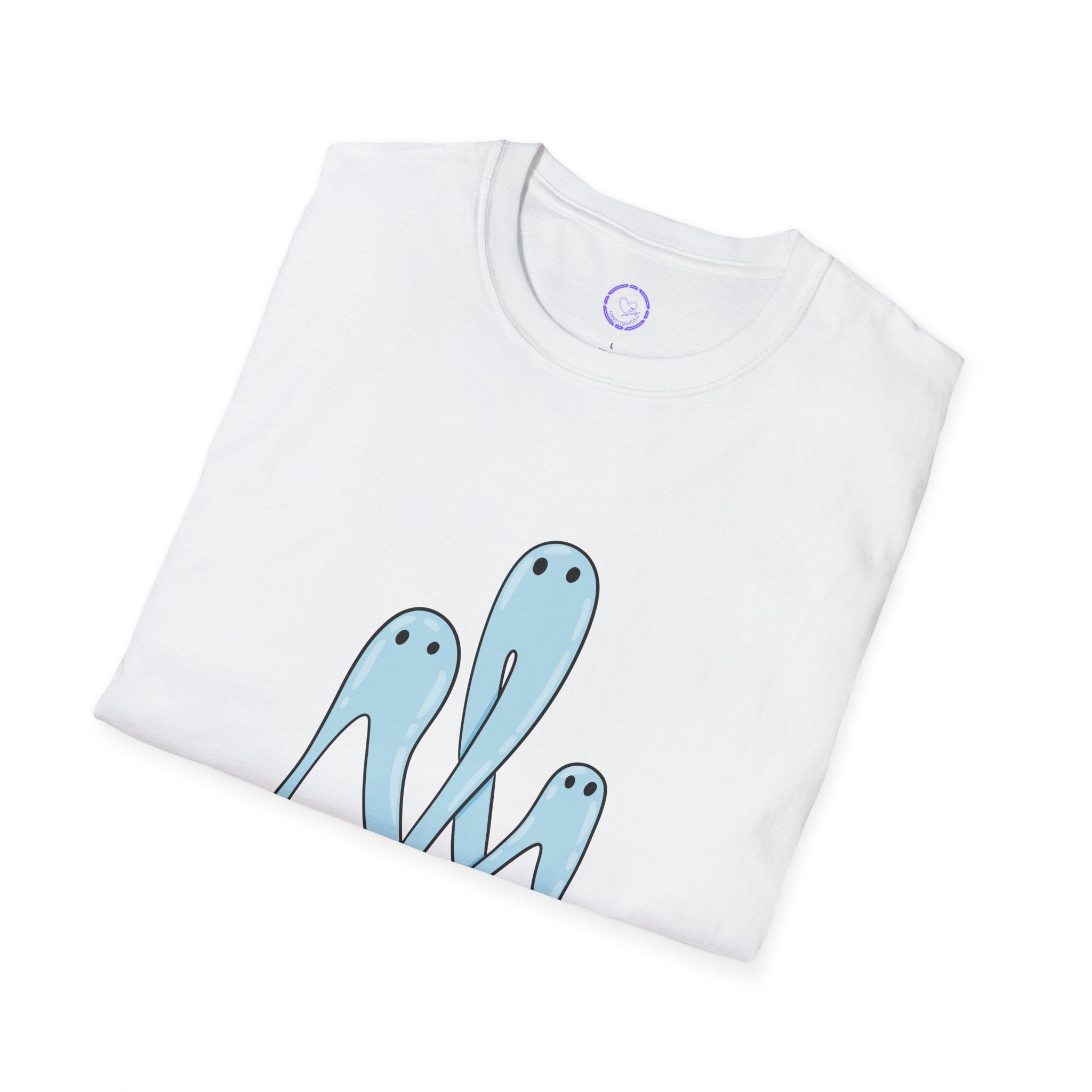 Fresno Night Crawlers T-Shirt | Cute Blue Worms Design