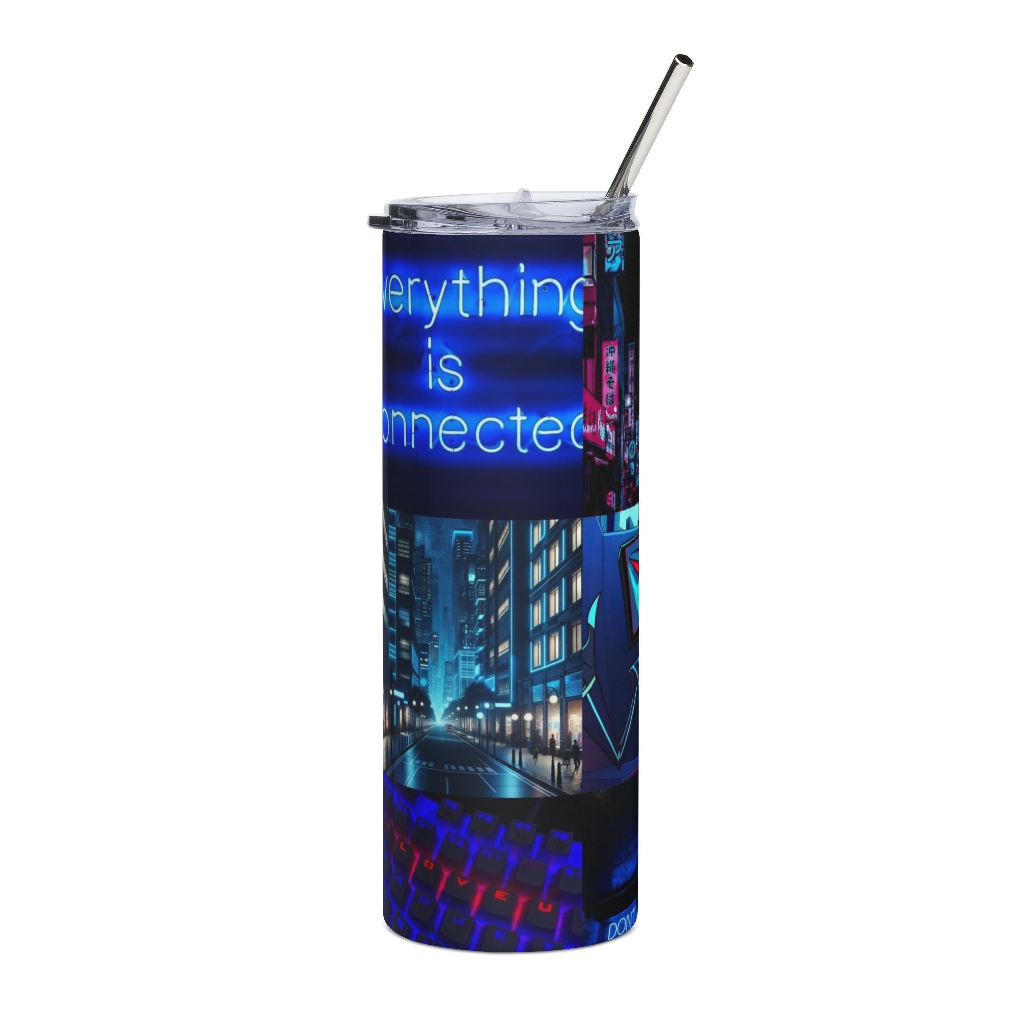 Hazbin Hotel Vox The Vees Cyber Neon City tumbler