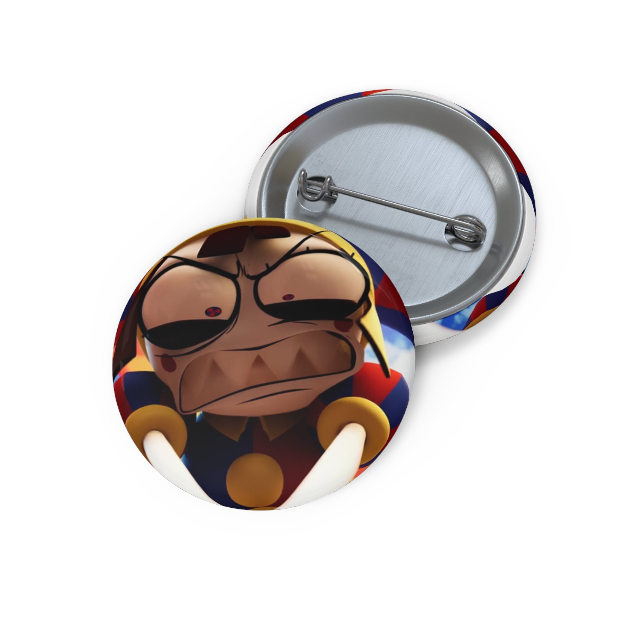 The Amazing Digital Circus Pomni Mad Custom Pin Buttons