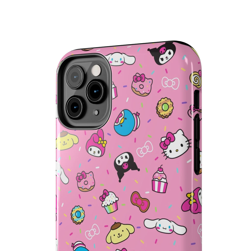Sanrio Hello Kitty Characters Pattern Phone Case | Tough Phone Cases