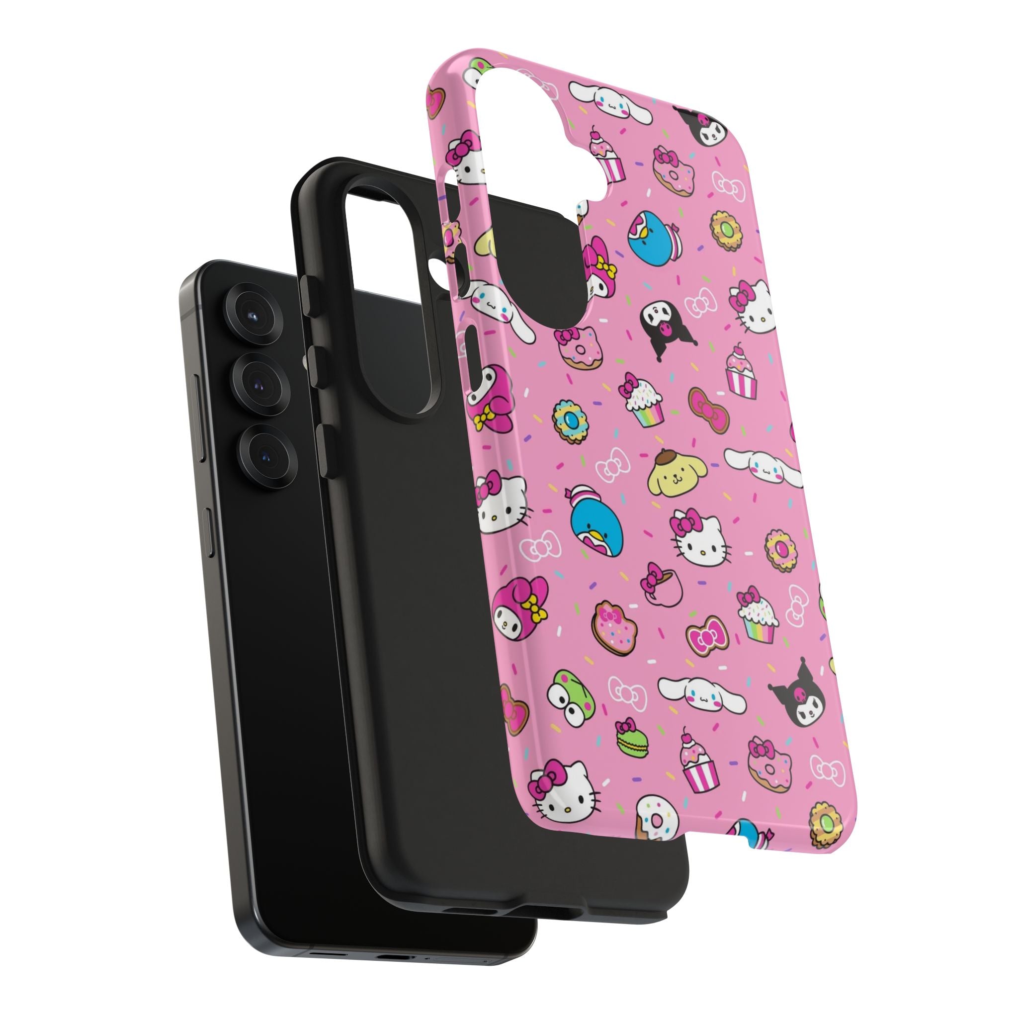 Sanrio Hello Kitty Characters Pattern Phone Case | Tough Phone Cases