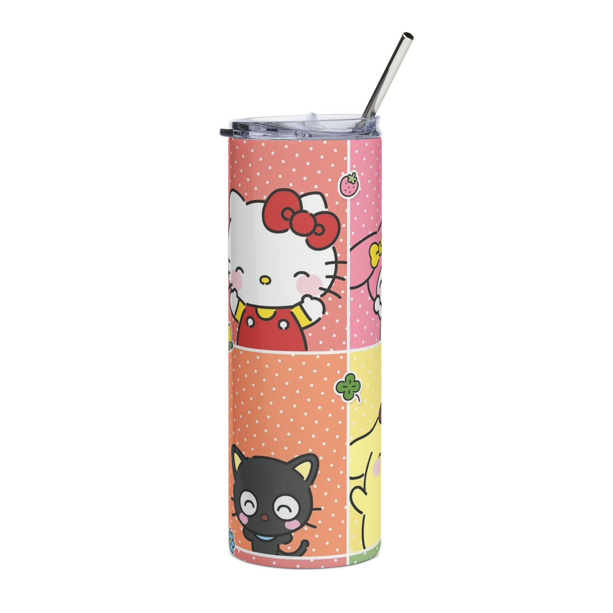 Sanrio Hello Kitty Characters Collage Tumbler | Stainless Steel 20oz