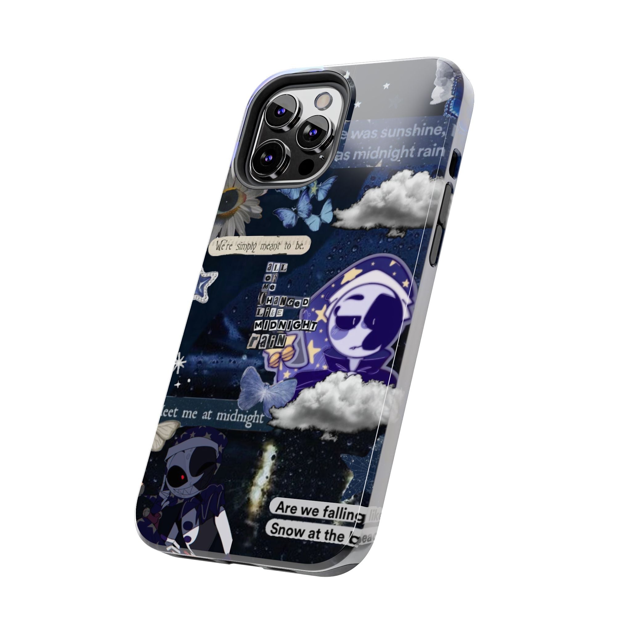 FNAF Five Nights at Freddys 5NAF Security Breach Midnight Rain Collage Phone Case | Tough Phone Case