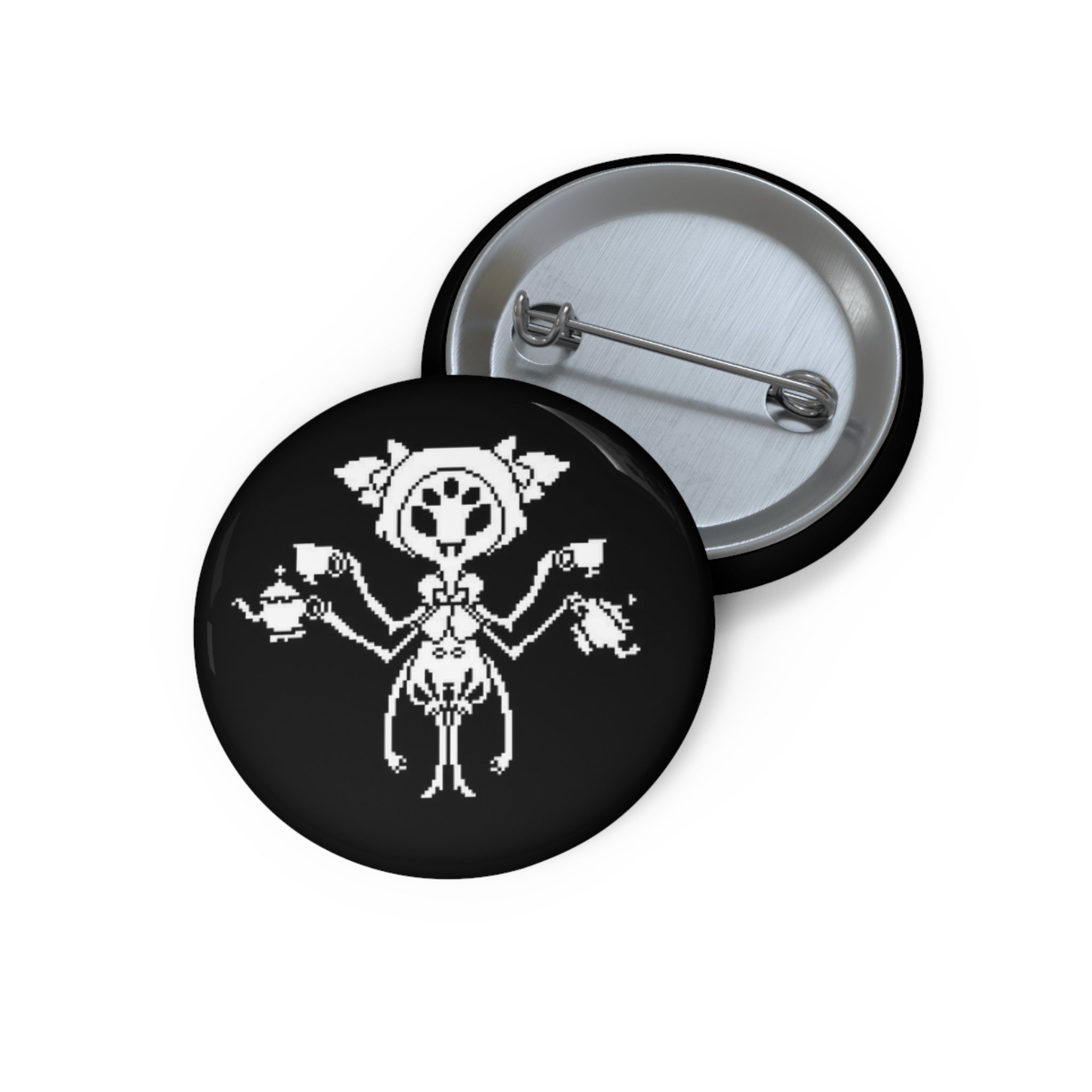Undertale Muffet Spooky Spider Skull pin button | Badge