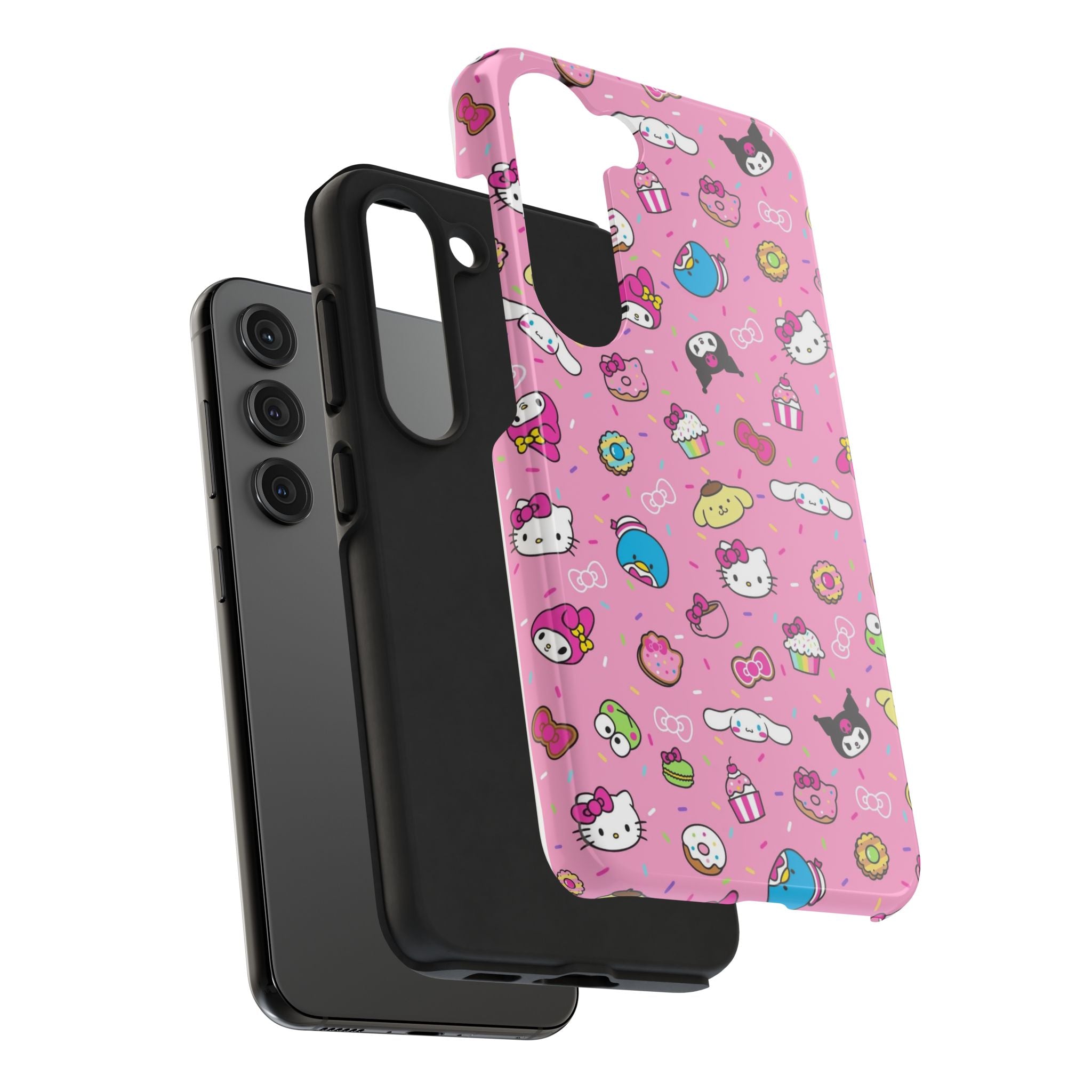 Sanrio Hello Kitty Characters Pattern Phone Case | Tough Phone Cases