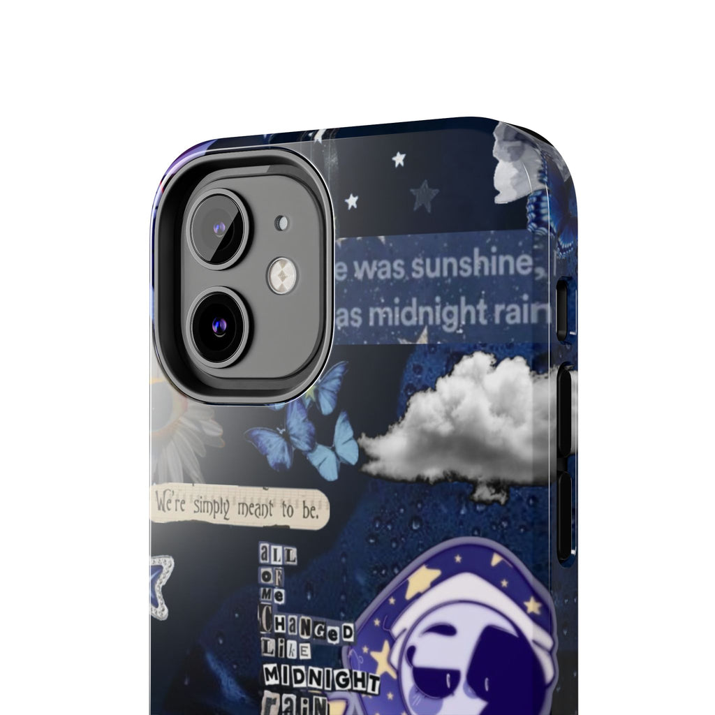 FNAF Five Nights at Freddys 5NAF Security Breach Midnight Rain Collage Phone Case | Tough Phone Case