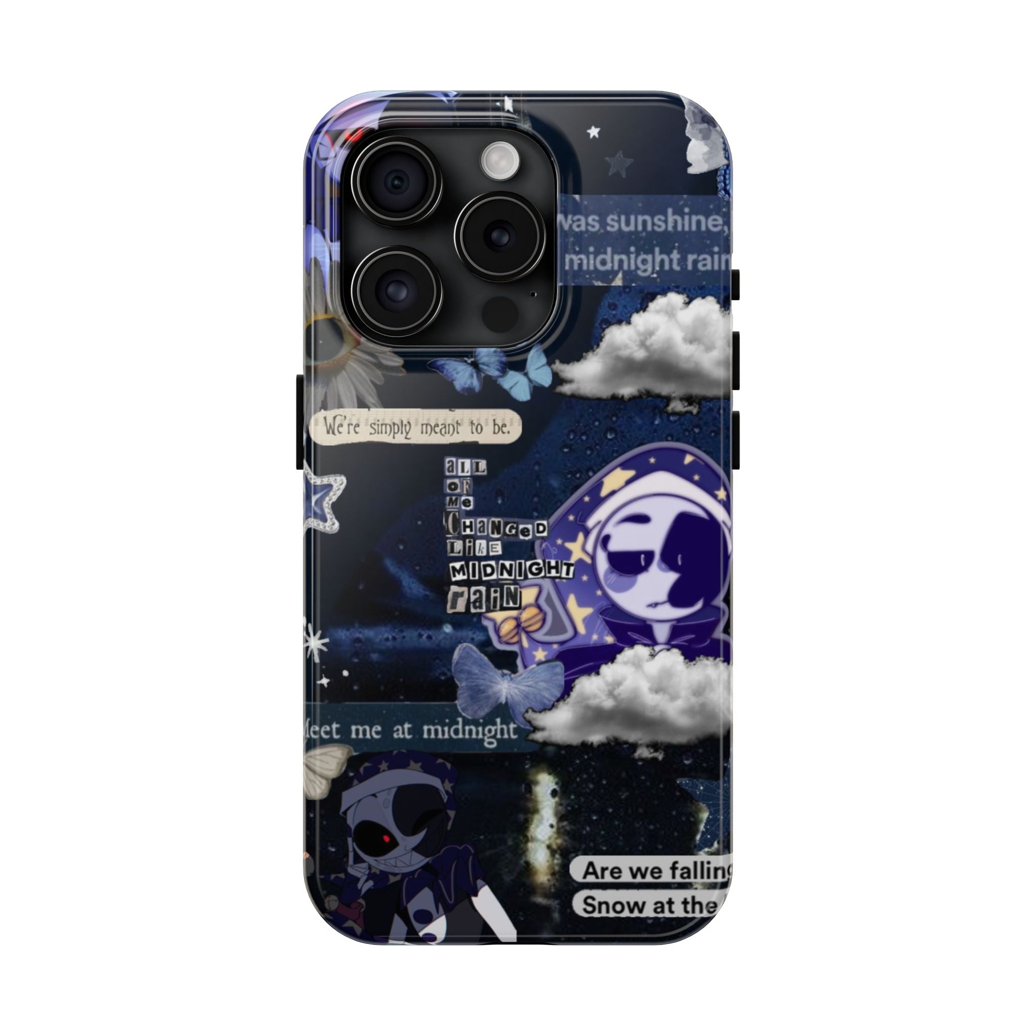 FNAF Five Nights at Freddys 5NAF Security Breach Midnight Rain Collage Phone Case | Tough Phone Case