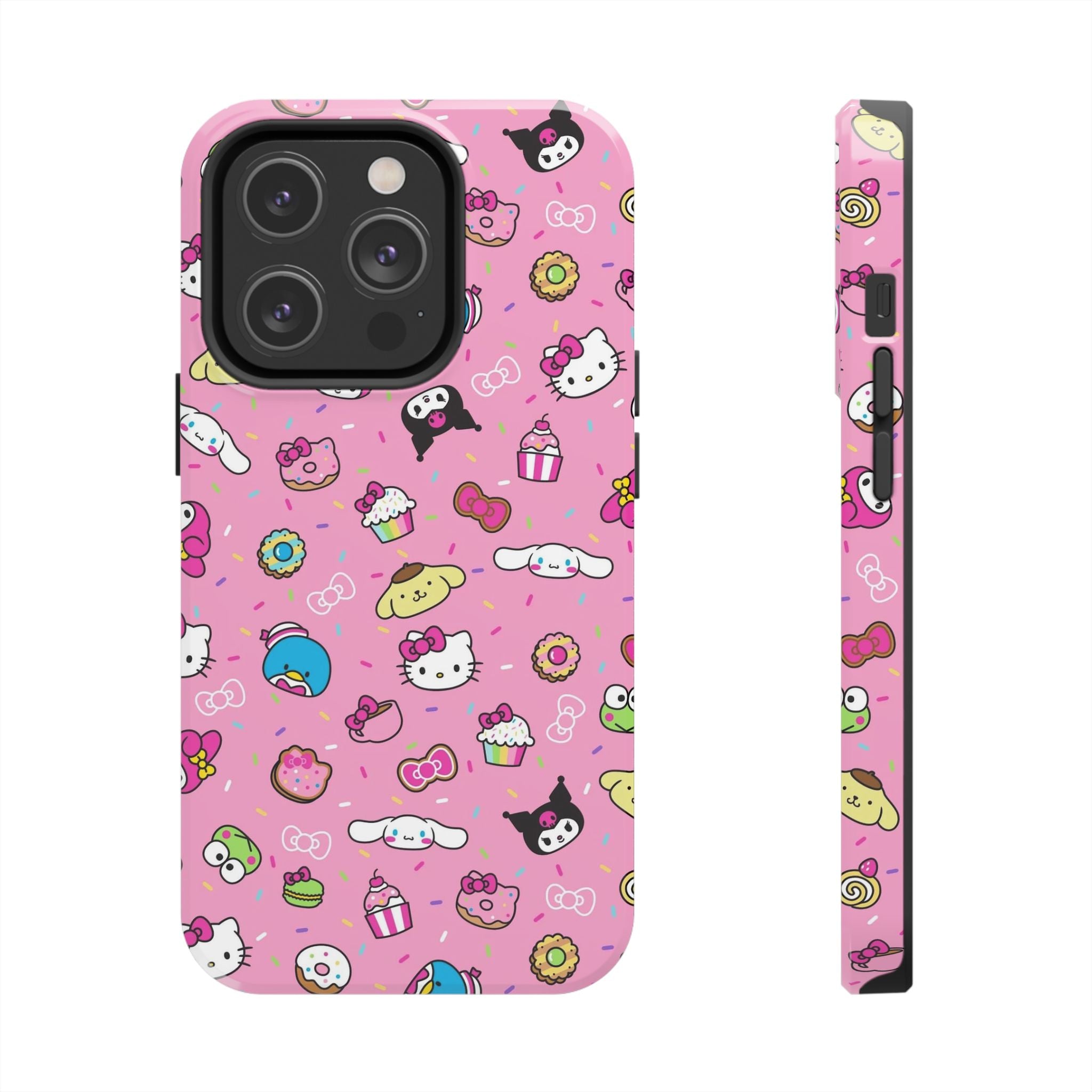 Sanrio Hello Kitty Characters Pattern Phone Case | Tough Phone Cases