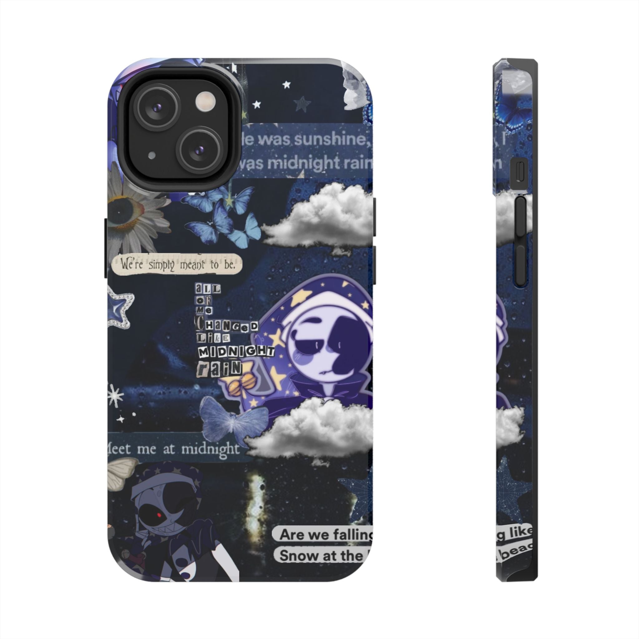 FNAF Five Nights at Freddys 5NAF Security Breach Midnight Rain Collage Phone Case | Tough Phone Case