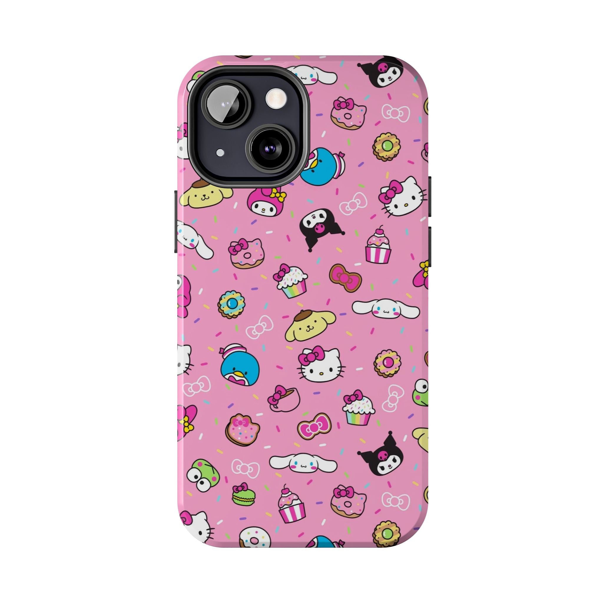Sanrio Hello Kitty Characters Pattern Phone Case | Tough Phone Cases