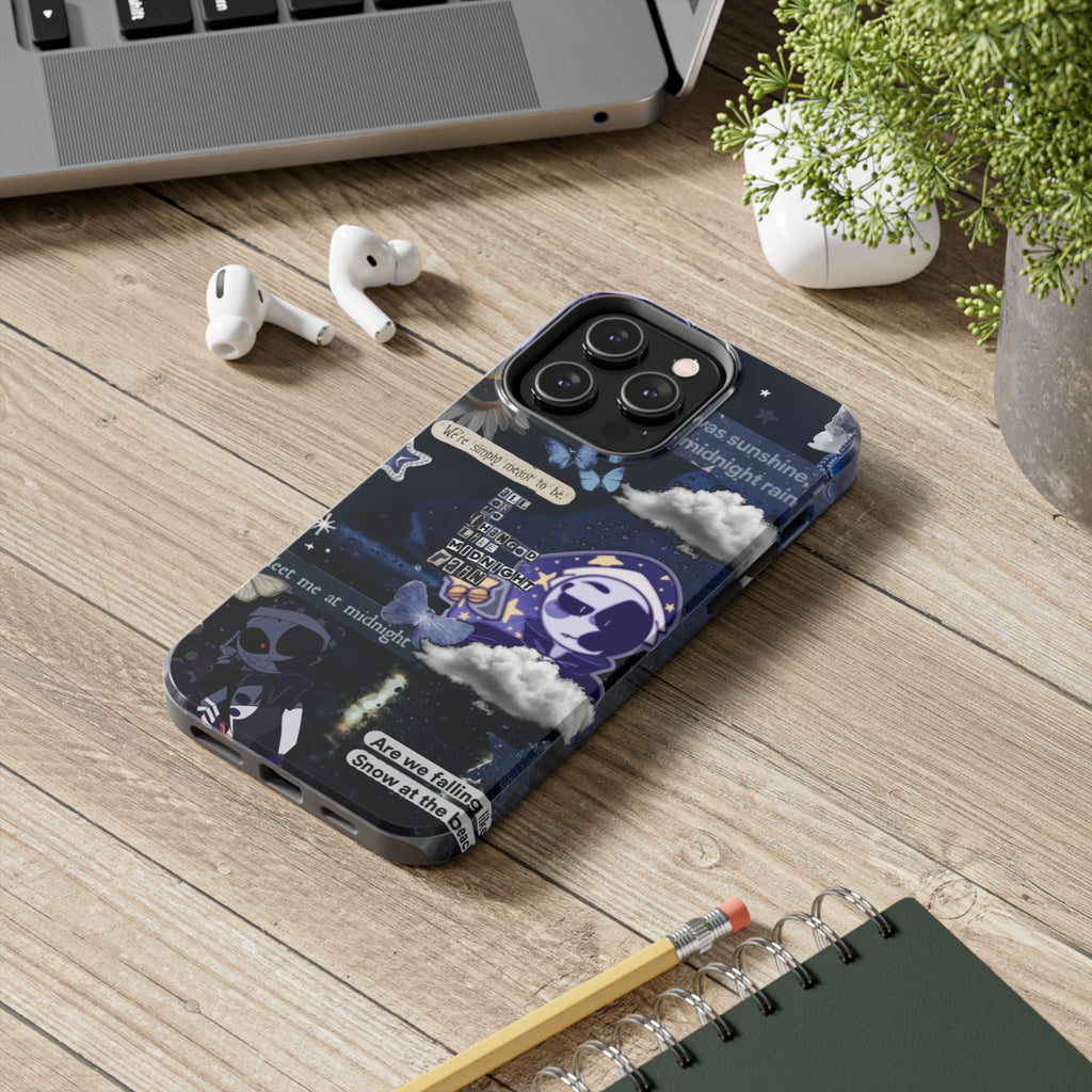 FNAF Five Nights at Freddys 5NAF Security Breach Midnight Rain Collage Phone Case | Tough Phone Case