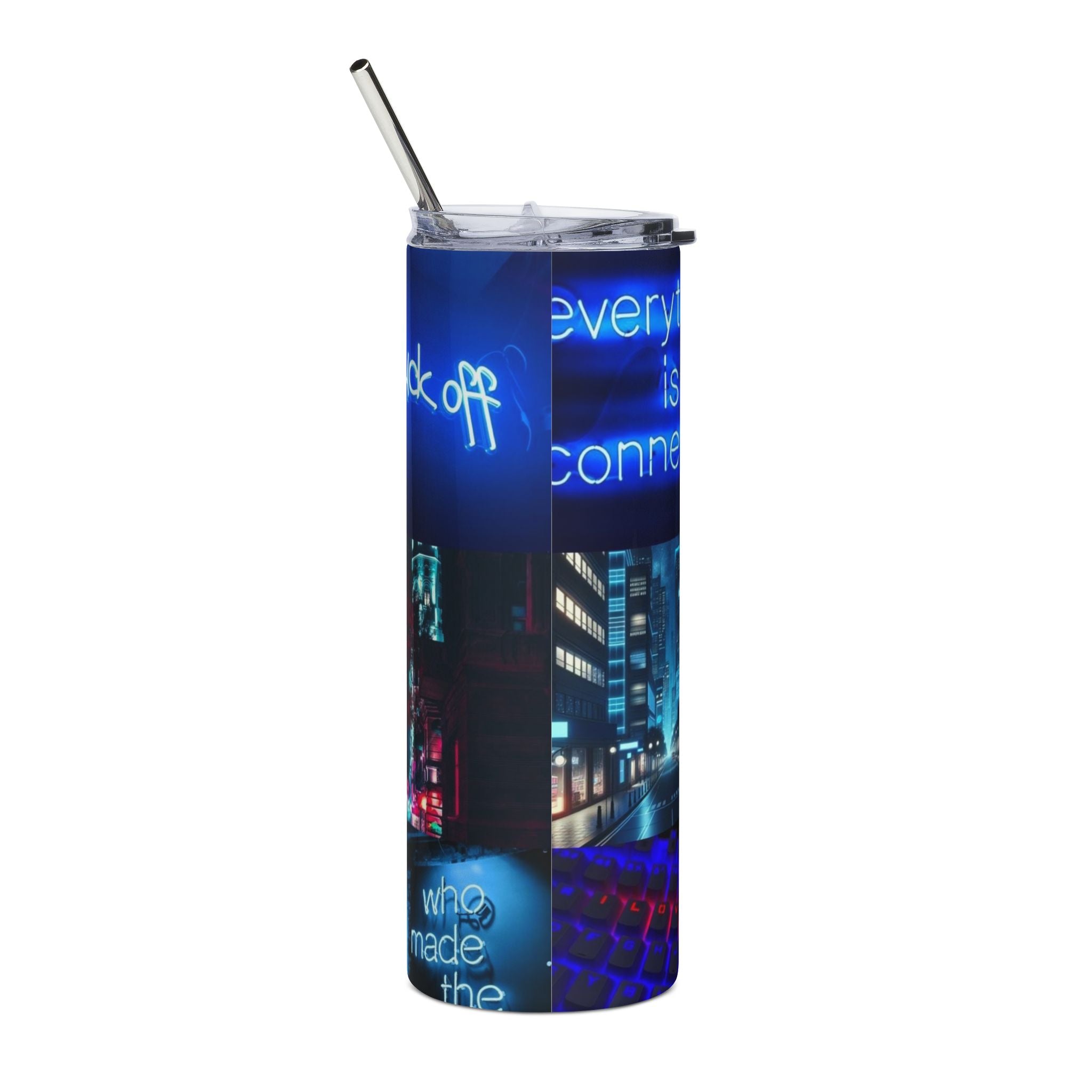 Hazbin Hotel Vox The Vees Cyber Neon City tumbler