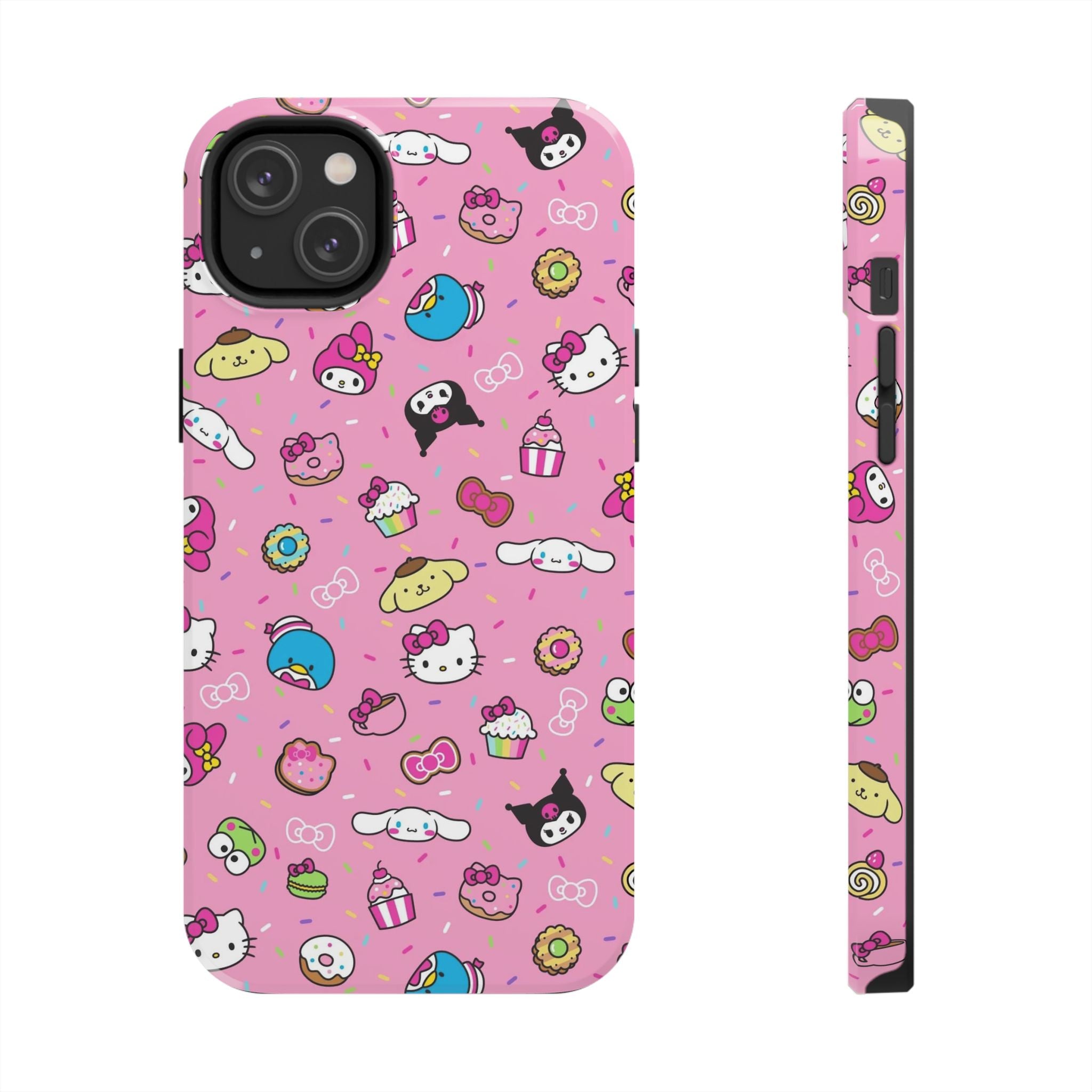 Sanrio Hello Kitty Characters Pattern Phone Case | Tough Phone Cases