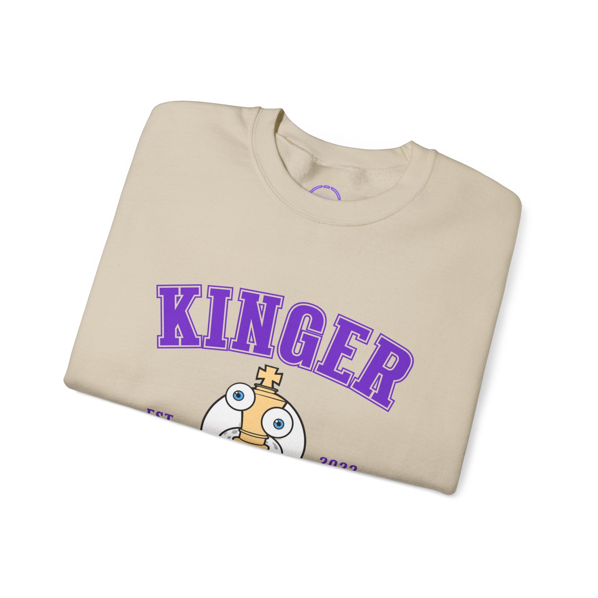 The Amazing Digital Circus Kinger Chess King Mascot Crewneck Sweatshirt | Collegiate Logo, Established 2023