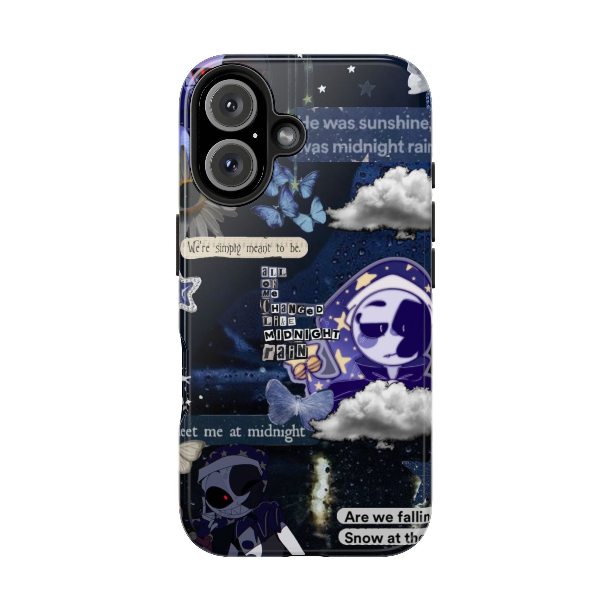 FNAF Five Nights at Freddys 5NAF Security Breach Midnight Rain Collage Phone Case | Tough Phone Case