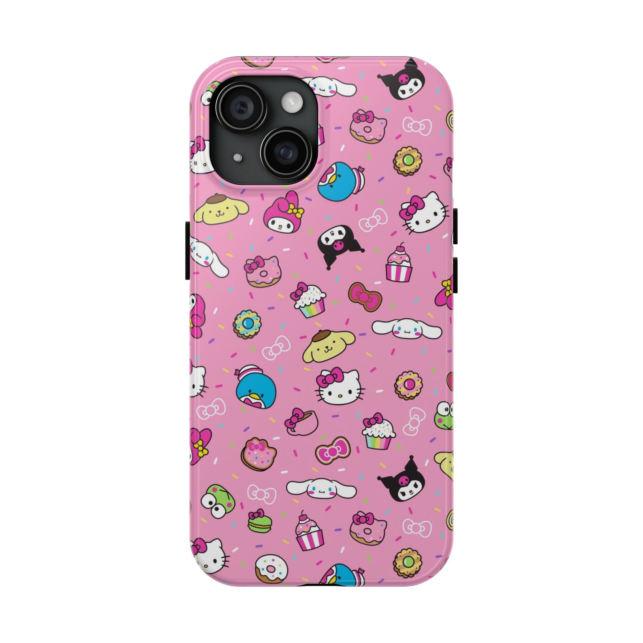 Sanrio Hello Kitty Characters Pattern Phone Case | Tough Phone Cases
