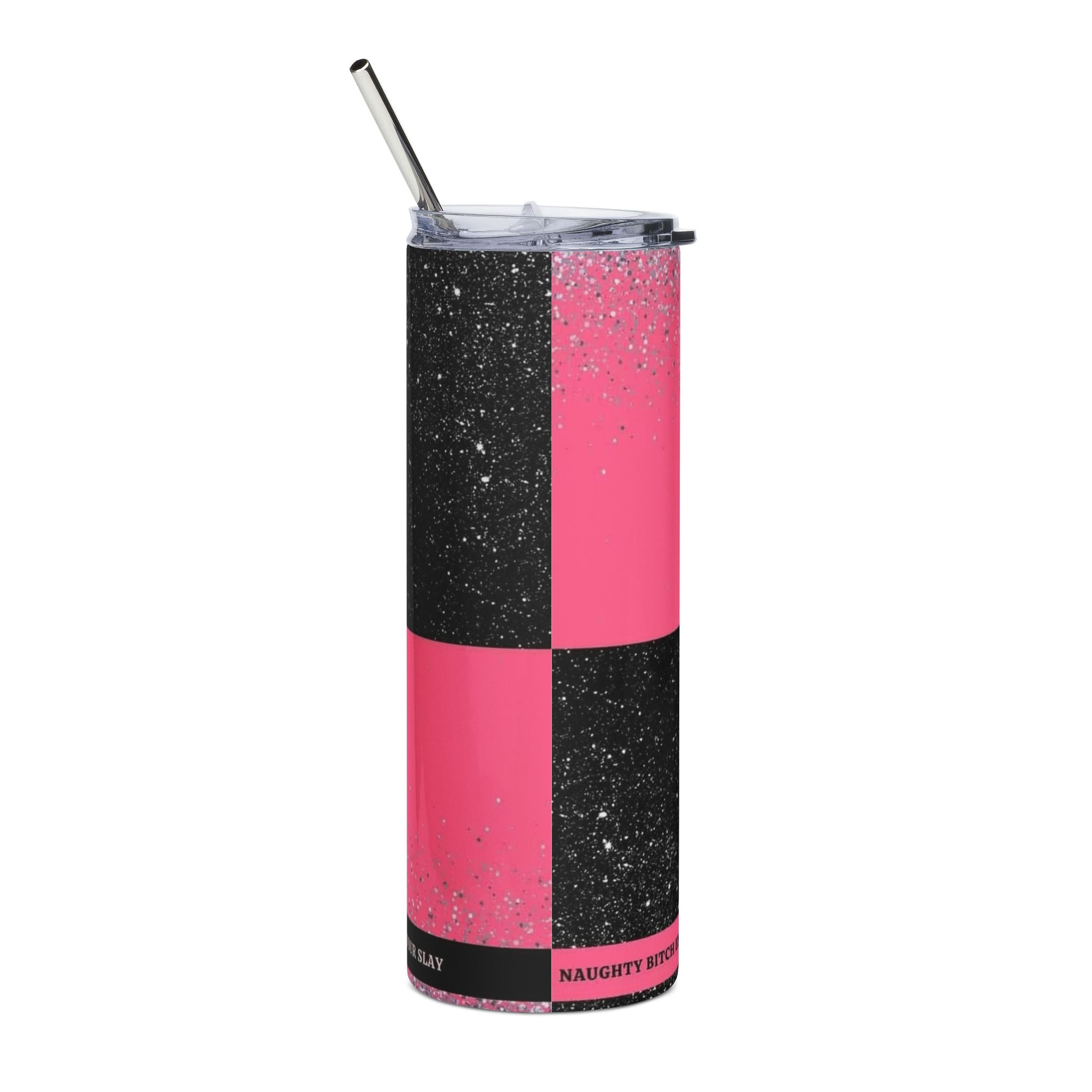 Pink Red Bull Energy Drink Logo Tumbler | 20oz Stainless Steel Travel Tumbler