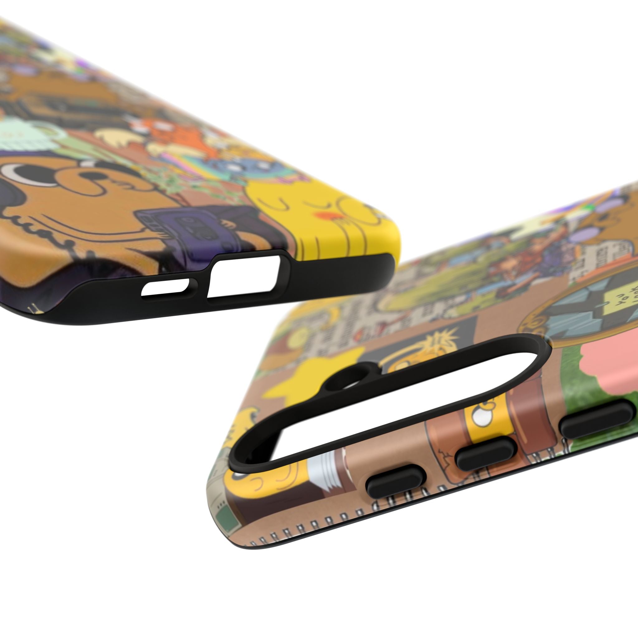 Adventure Time Jake the Dog Cartoon Collage Phone Case | Adventure Dog Character Pattern