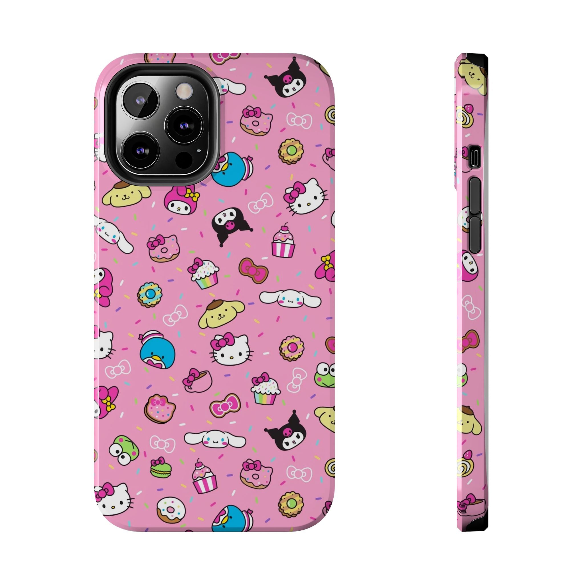 Sanrio Hello Kitty Characters Pattern Phone Case | Tough Phone Cases