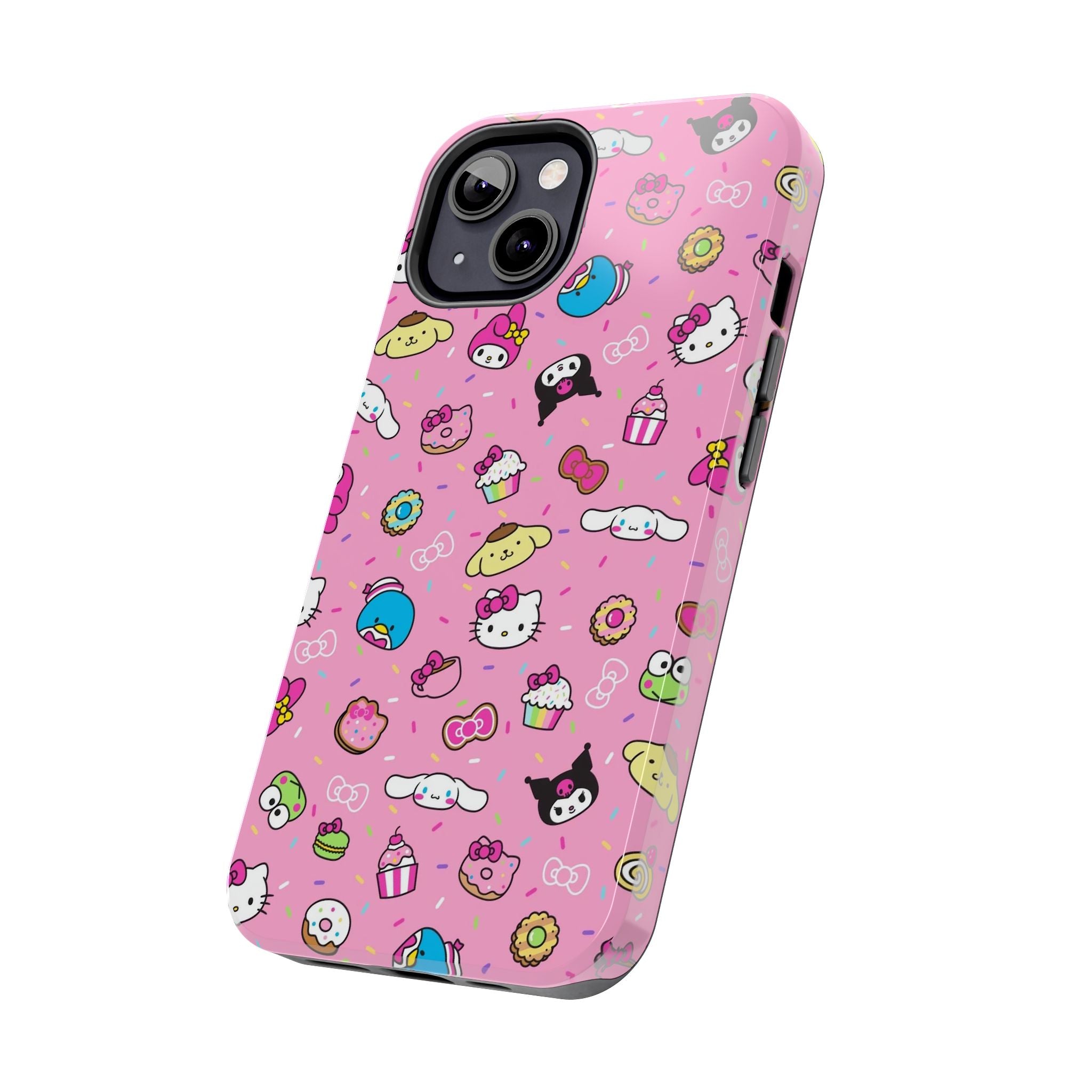 Sanrio Hello Kitty Characters Pattern Phone Case | Tough Phone Cases