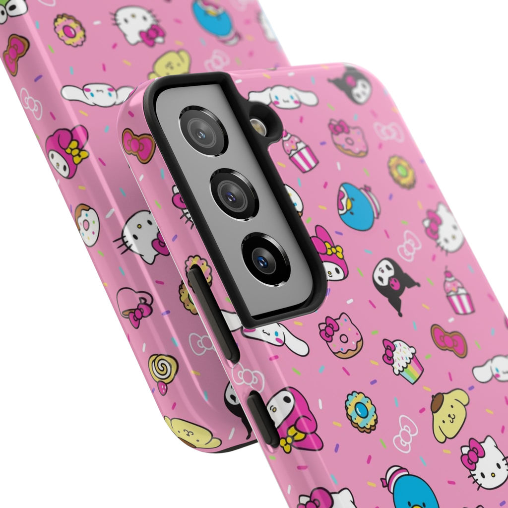 Sanrio Hello Kitty Characters Pattern Phone Case | Tough Phone Cases