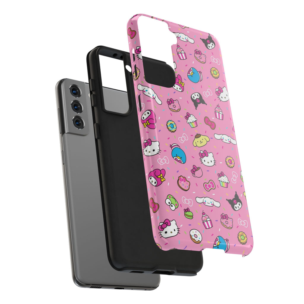 Sanrio Hello Kitty Characters Pattern Phone Case | Tough Phone Cases