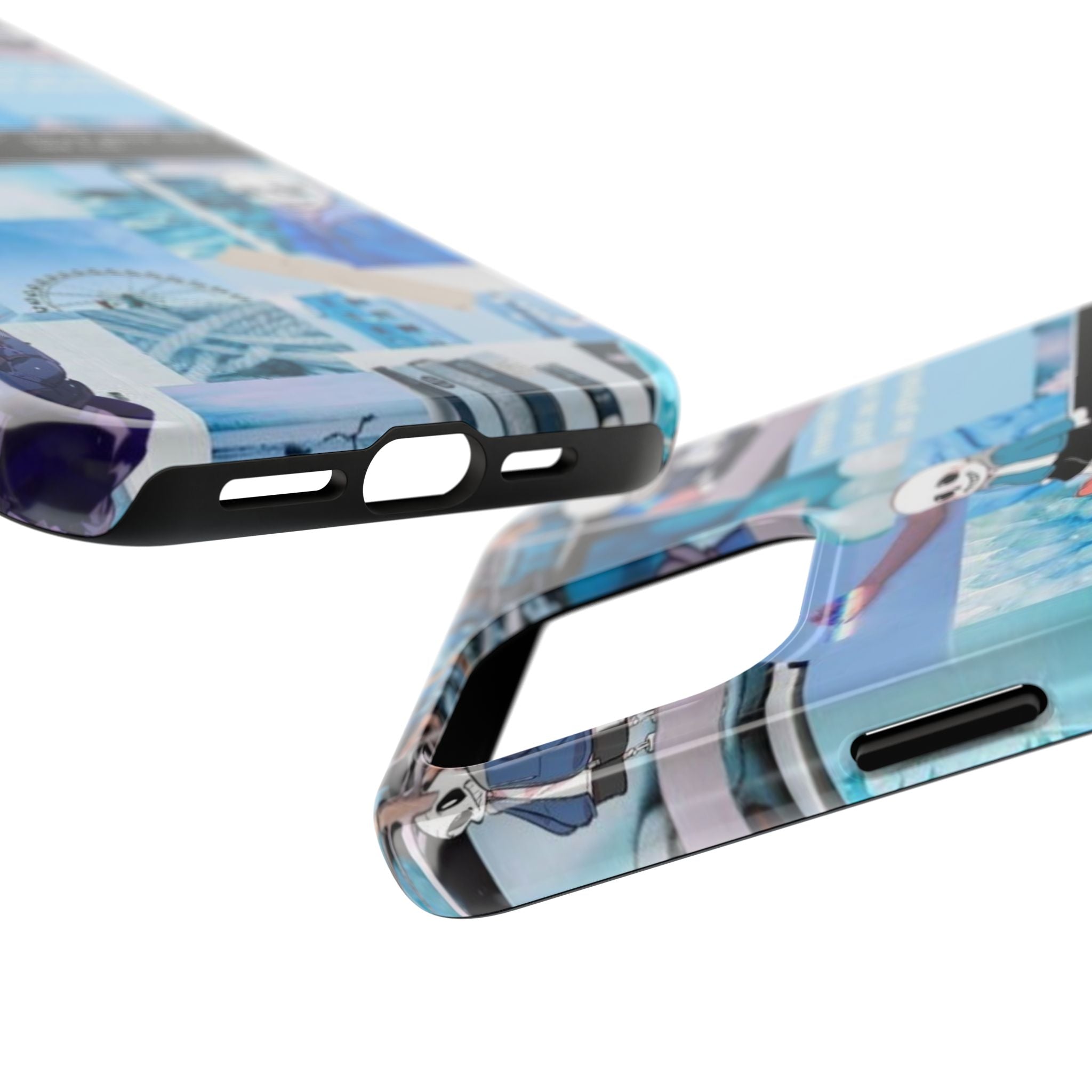 Undertale Sans Character Collage Tough Phone Case | Blue Aesthetic, Undertale-inspired