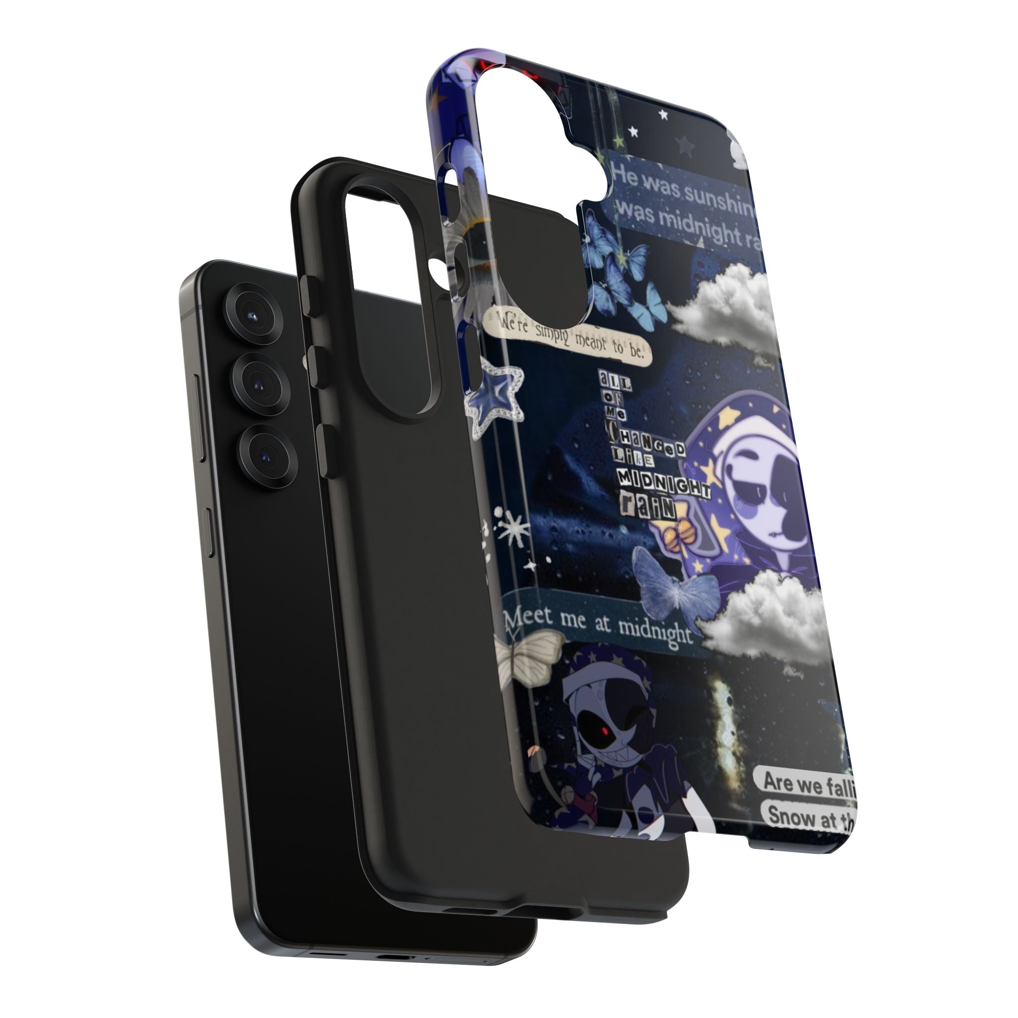 FNAF Five Nights at Freddys 5NAF Security Breach Midnight Rain Collage Phone Case | Tough Phone Case