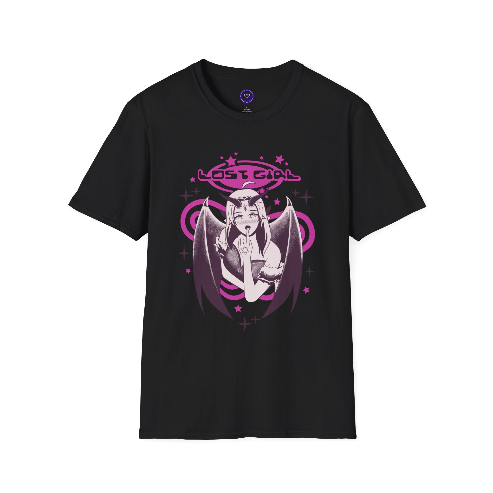 Lost Girl Demon Girl T-Shirt | Gothic Anime Vampire Illustration