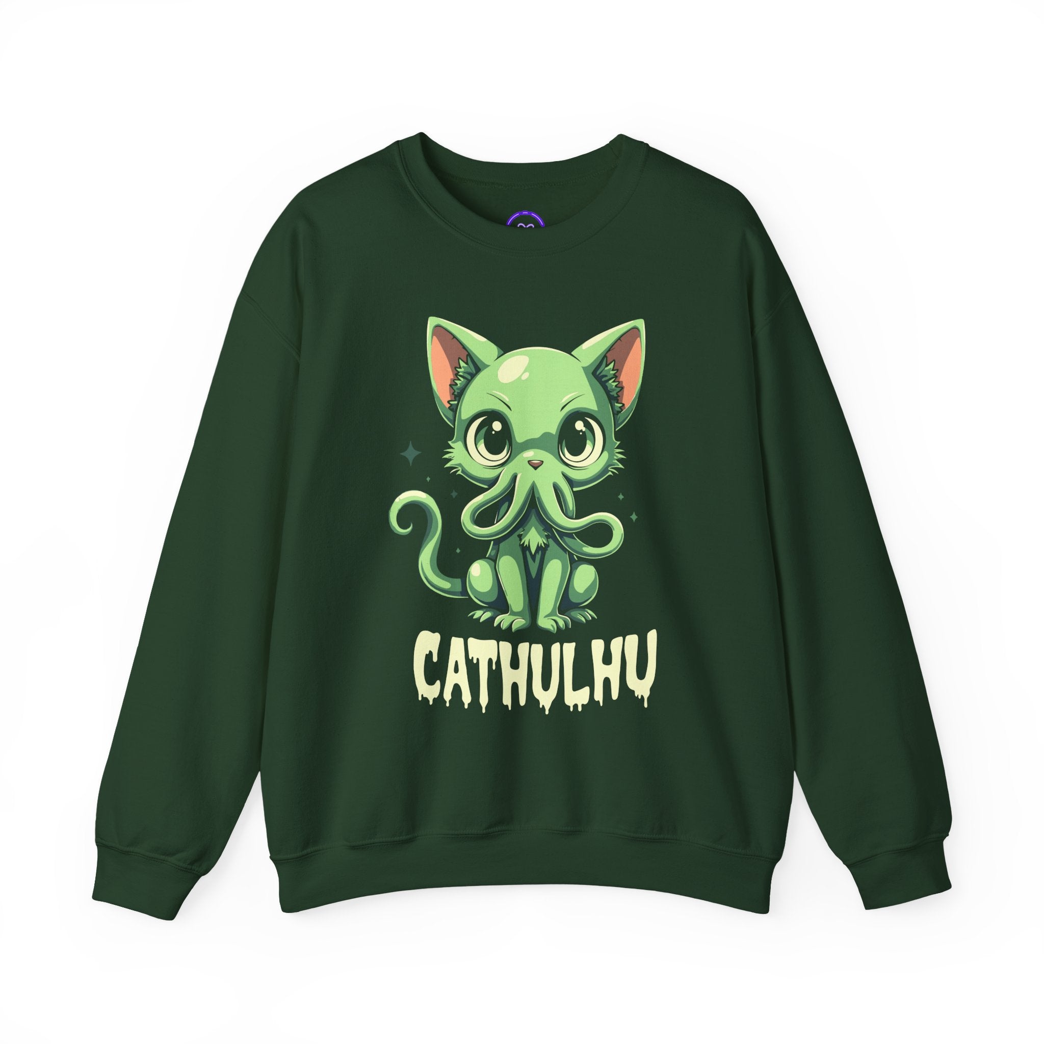 Cathulhu Cute Cthulhu Cat Sweatshirt | Kawaii Lovecraft Crewneck