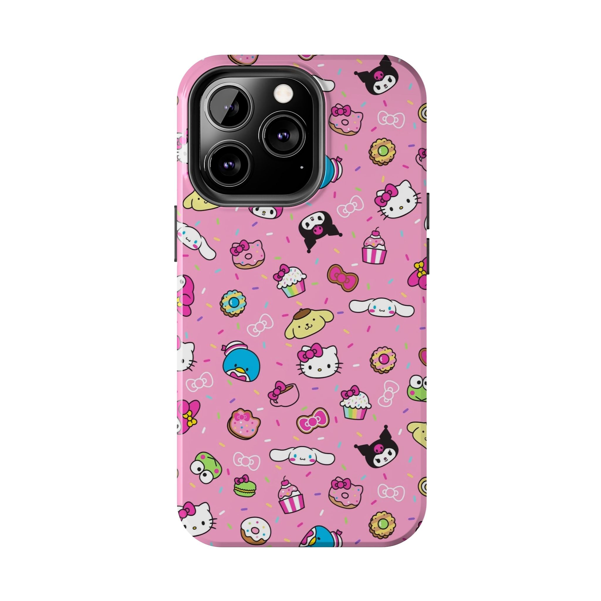 Sanrio Hello Kitty Characters Pattern Phone Case | Tough Phone Cases