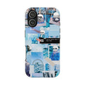 Undertale Sans Character Collage Tough Phone Case | Blue Aesthetic, Undertale-inspired