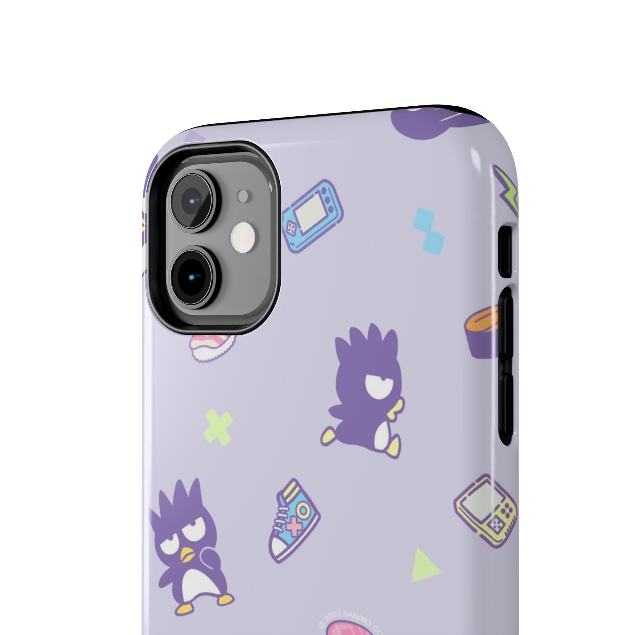 Badtz-maru Sanrio Kawaii Cute Purple Retro Penguin Pattern Phone Case | Cute Kawaii Tech Icons
