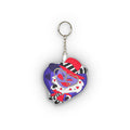 Hazbin Hotel Valentino Heart Clown Illustration Custom Shape Mini Plush Keychain | Heart Plush Keychain