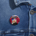 The Amazing Digital Circus Ragatha Rag Doll Character Pin Button | Custom Pin Buttons, Cute Kawaii Badge