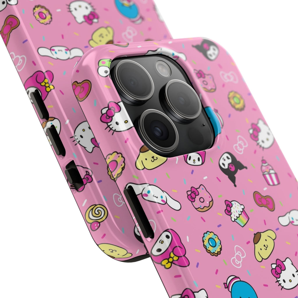 Sanrio Hello Kitty Characters Pattern Phone Case | Tough Phone Cases