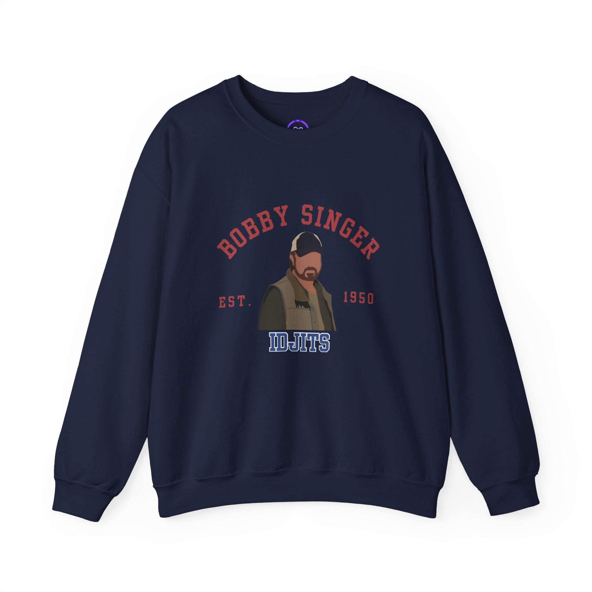 Supernatural Bobby Singer Illustration Crewneck Sweatshirt | Idjits Graphic Sweatshirt