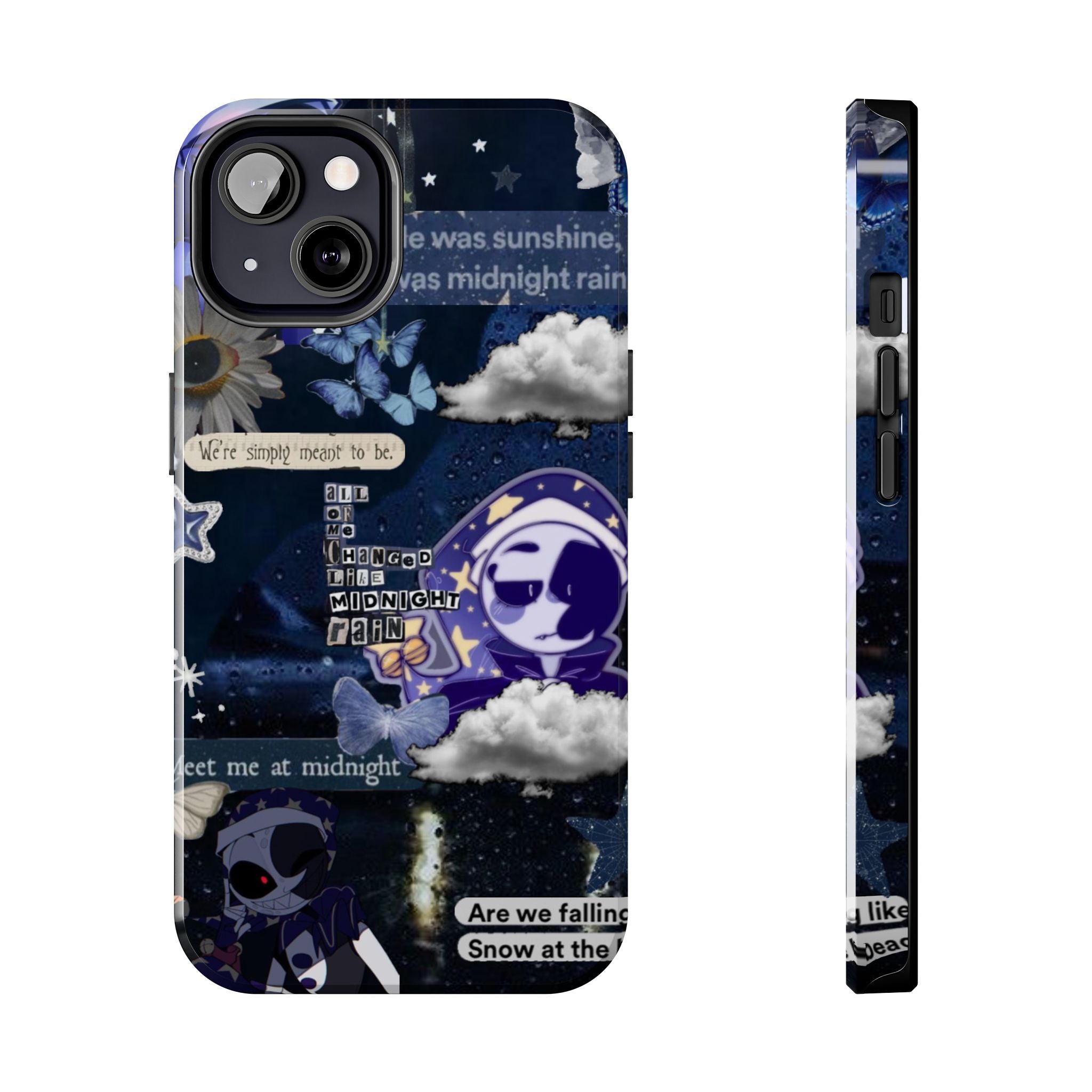 FNAF Five Nights at Freddys 5NAF Security Breach Midnight Rain Collage Phone Case | Tough Phone Case