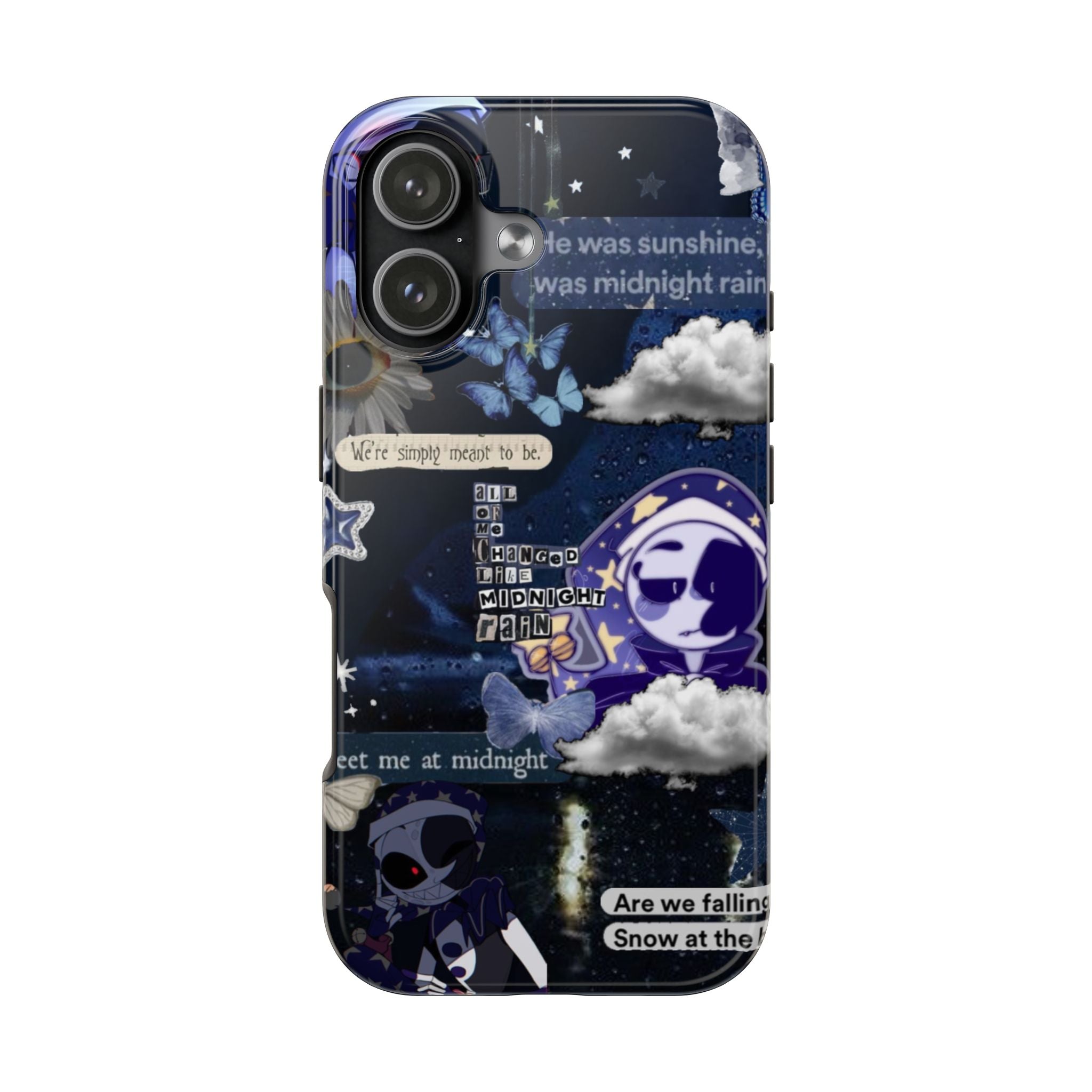 FNAF Five Nights at Freddys 5NAF Security Breach Midnight Rain Collage Phone Case | Tough Phone Case