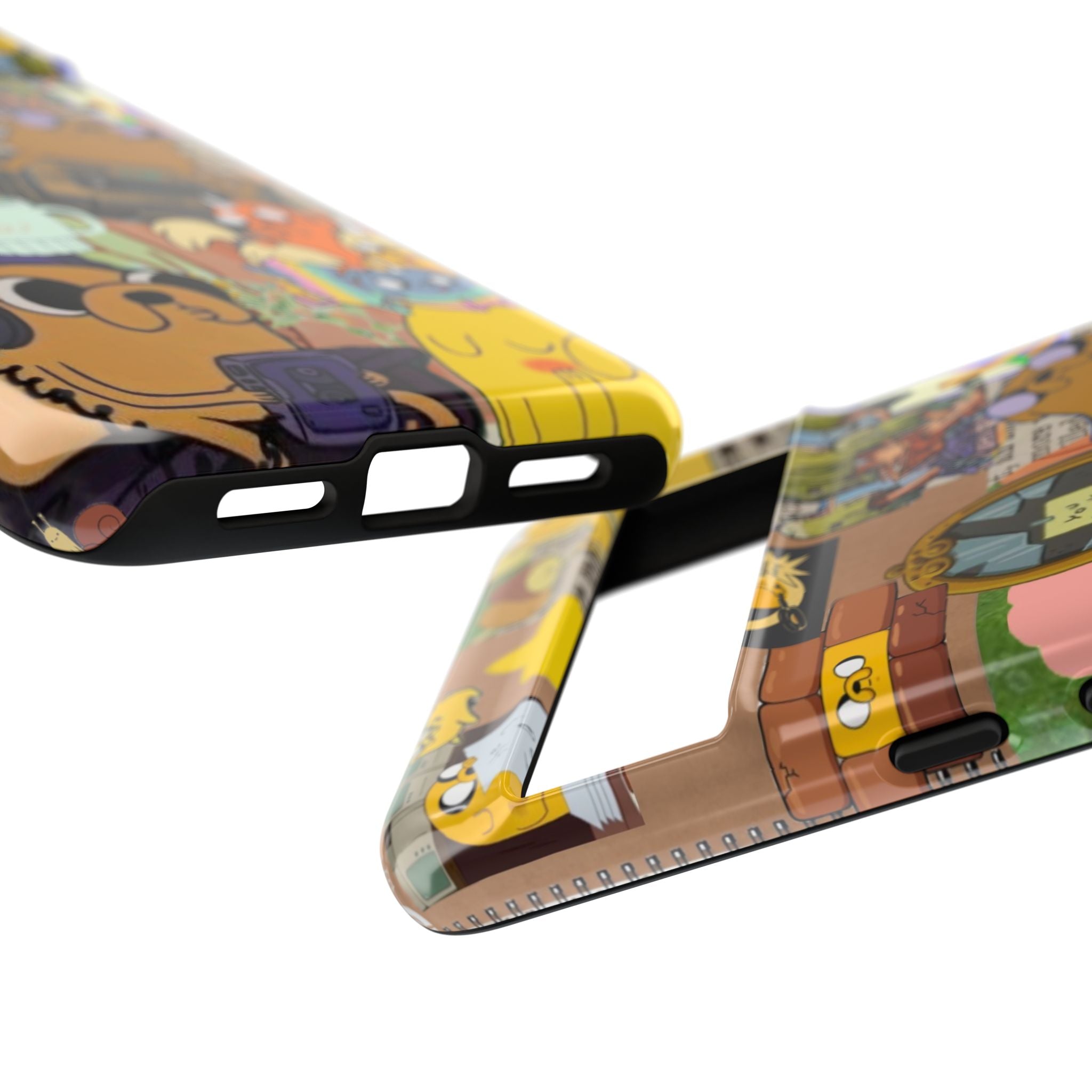 Adventure Time Jake the Dog Cartoon Collage Phone Case | Adventure Dog Character Pattern