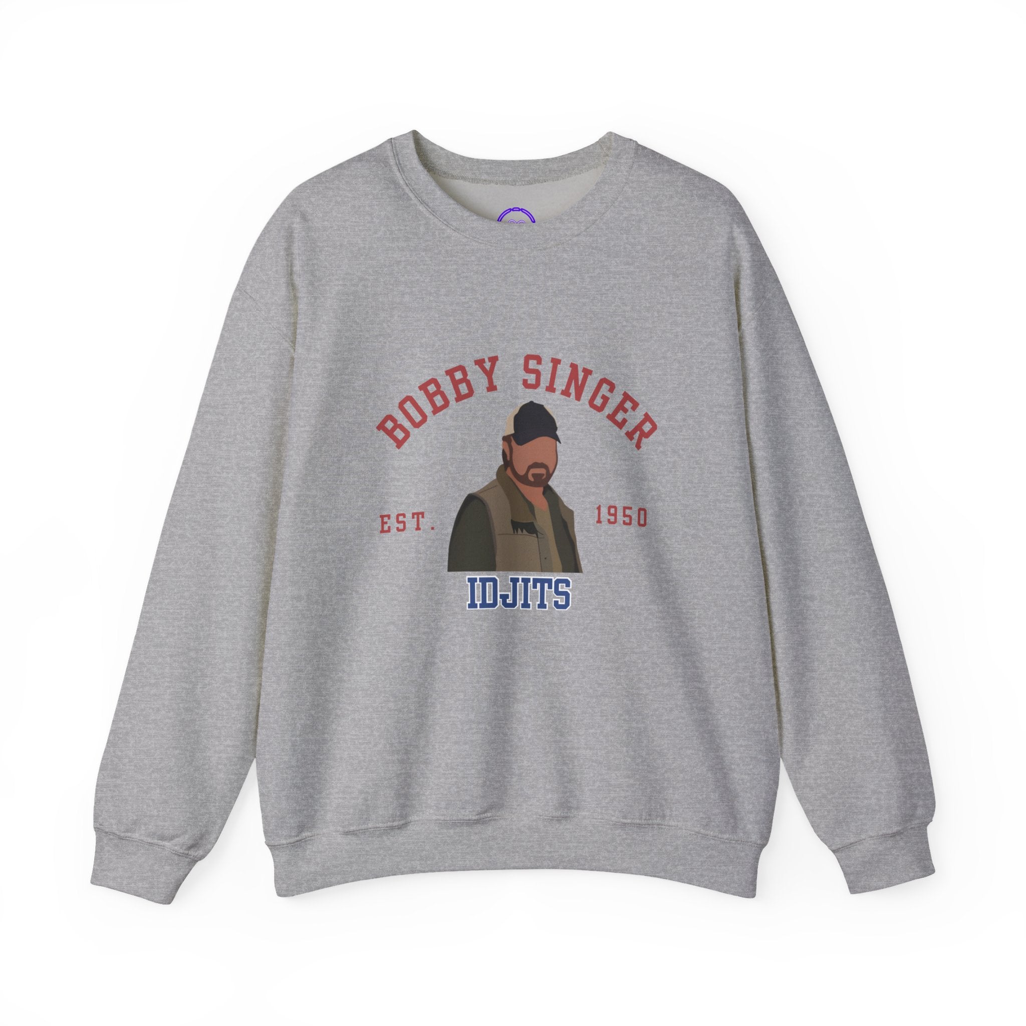 Supernatural Bobby Singer Illustration Crewneck Sweatshirt | Idjits Graphic Sweatshirt