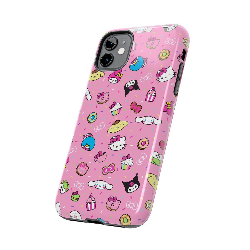 Sanrio Hello Kitty Characters Pattern Phone Case | Tough Phone Cases