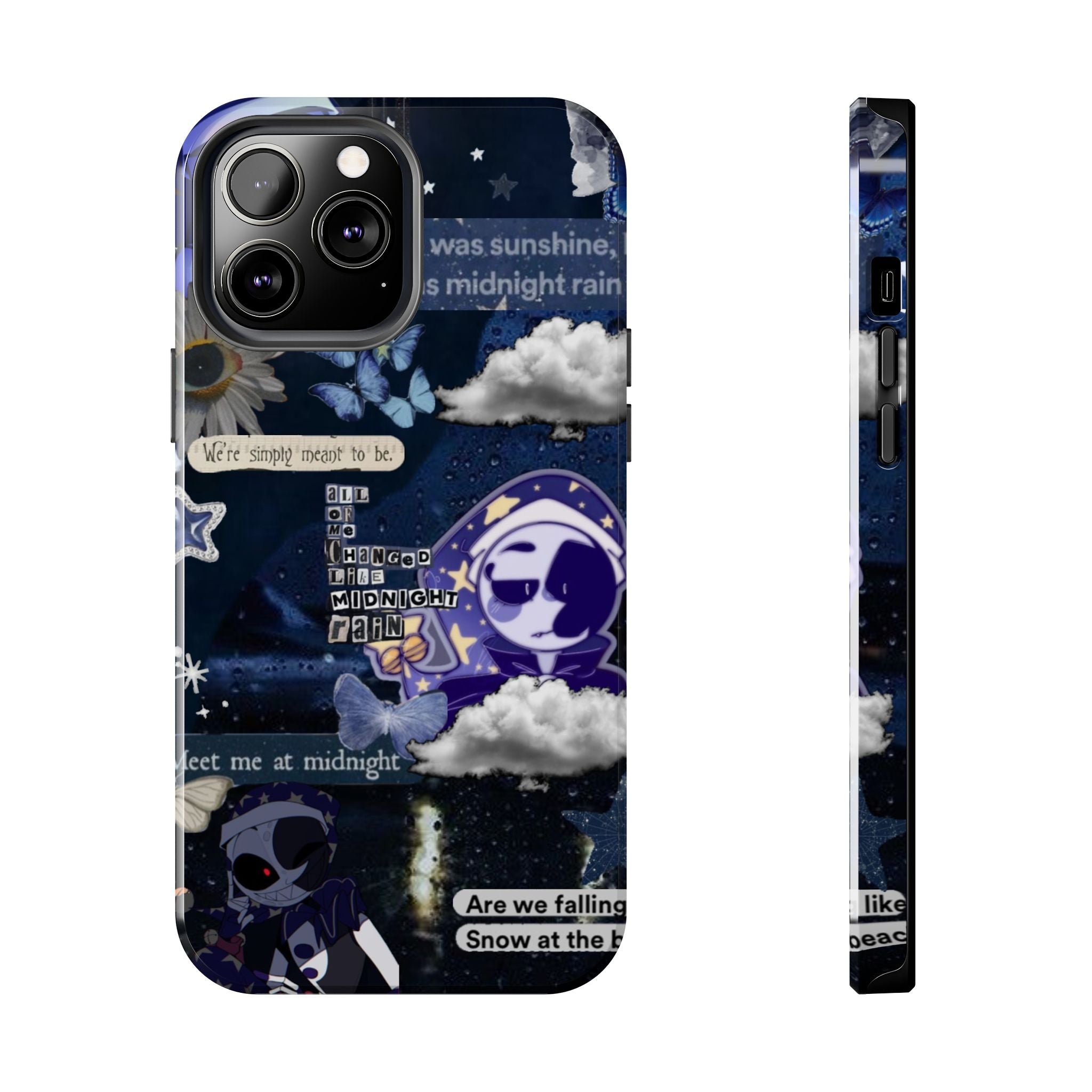FNAF Five Nights at Freddys 5NAF Security Breach Midnight Rain Collage Phone Case | Tough Phone Case