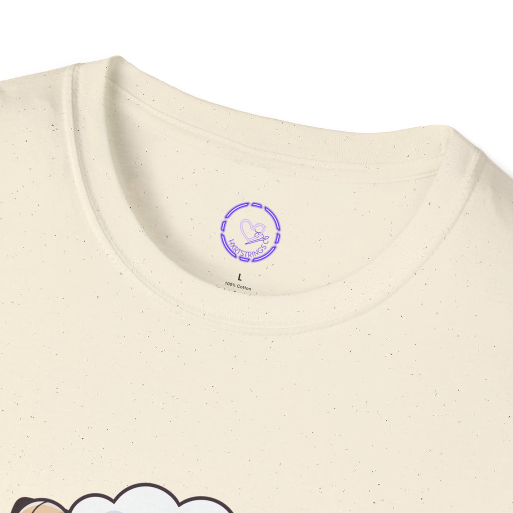 Cute Sheep with Boba T-Shirt | Kawaii Bubble Tea Lamb Design
