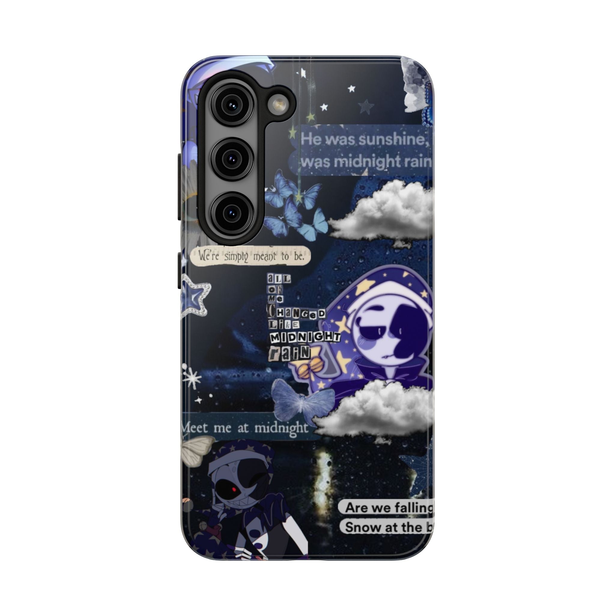 FNAF Five Nights at Freddys 5NAF Security Breach Midnight Rain Collage Phone Case | Tough Phone Case