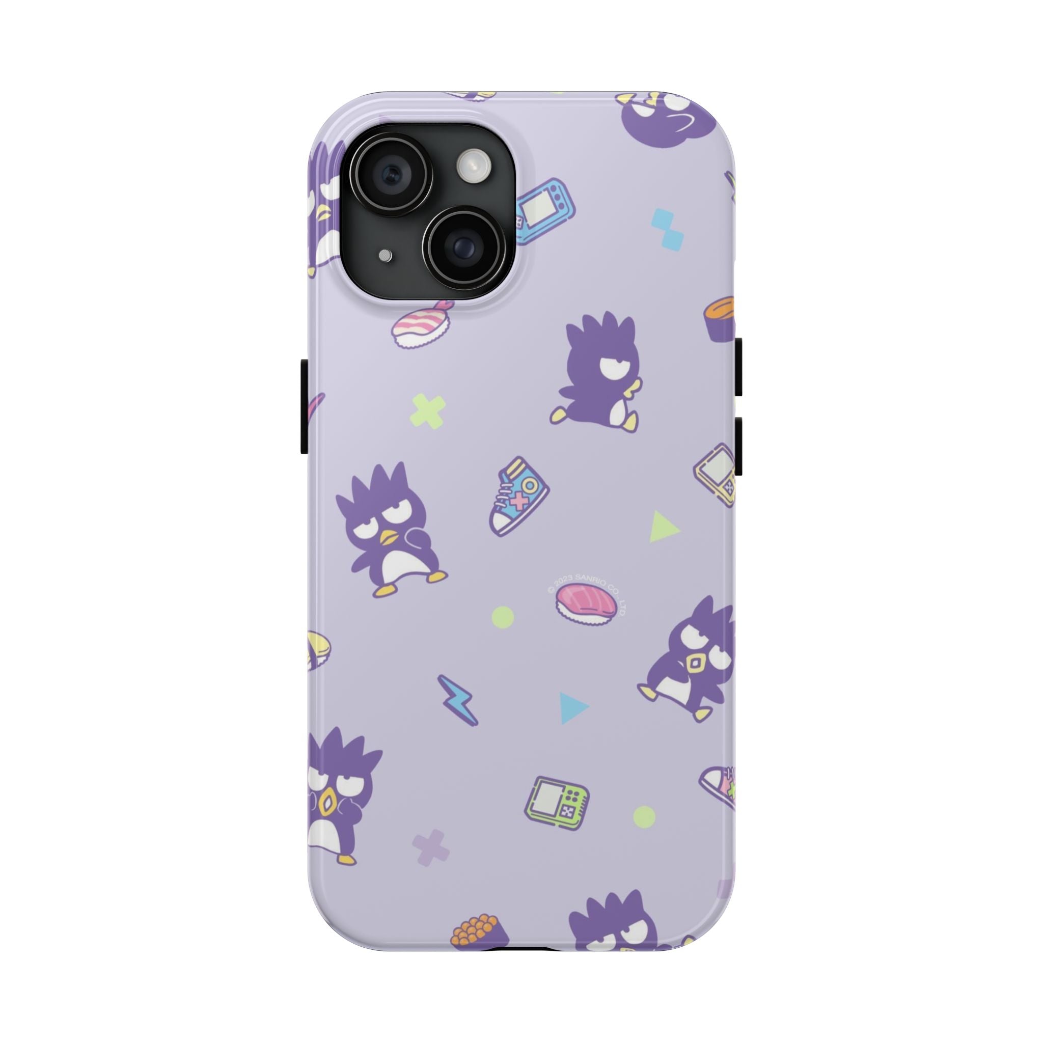 Badtz-maru Sanrio Kawaii Cute Purple Retro Penguin Pattern Phone Case | Cute Kawaii Tech Icons