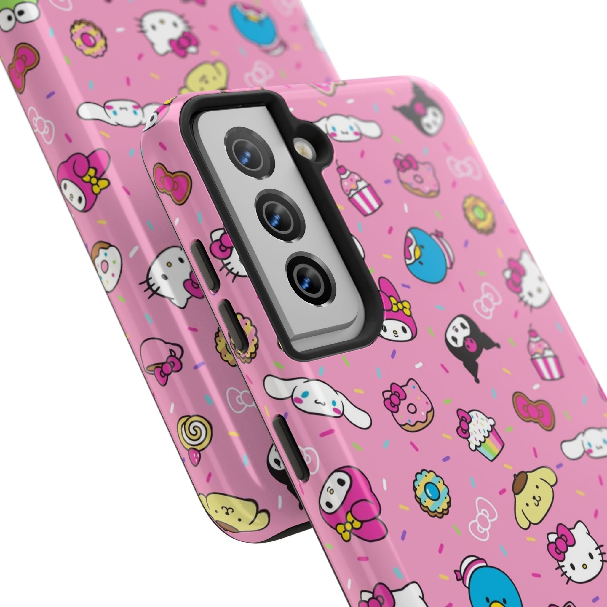 Sanrio Hello Kitty Characters Pattern Phone Case | Tough Phone Cases