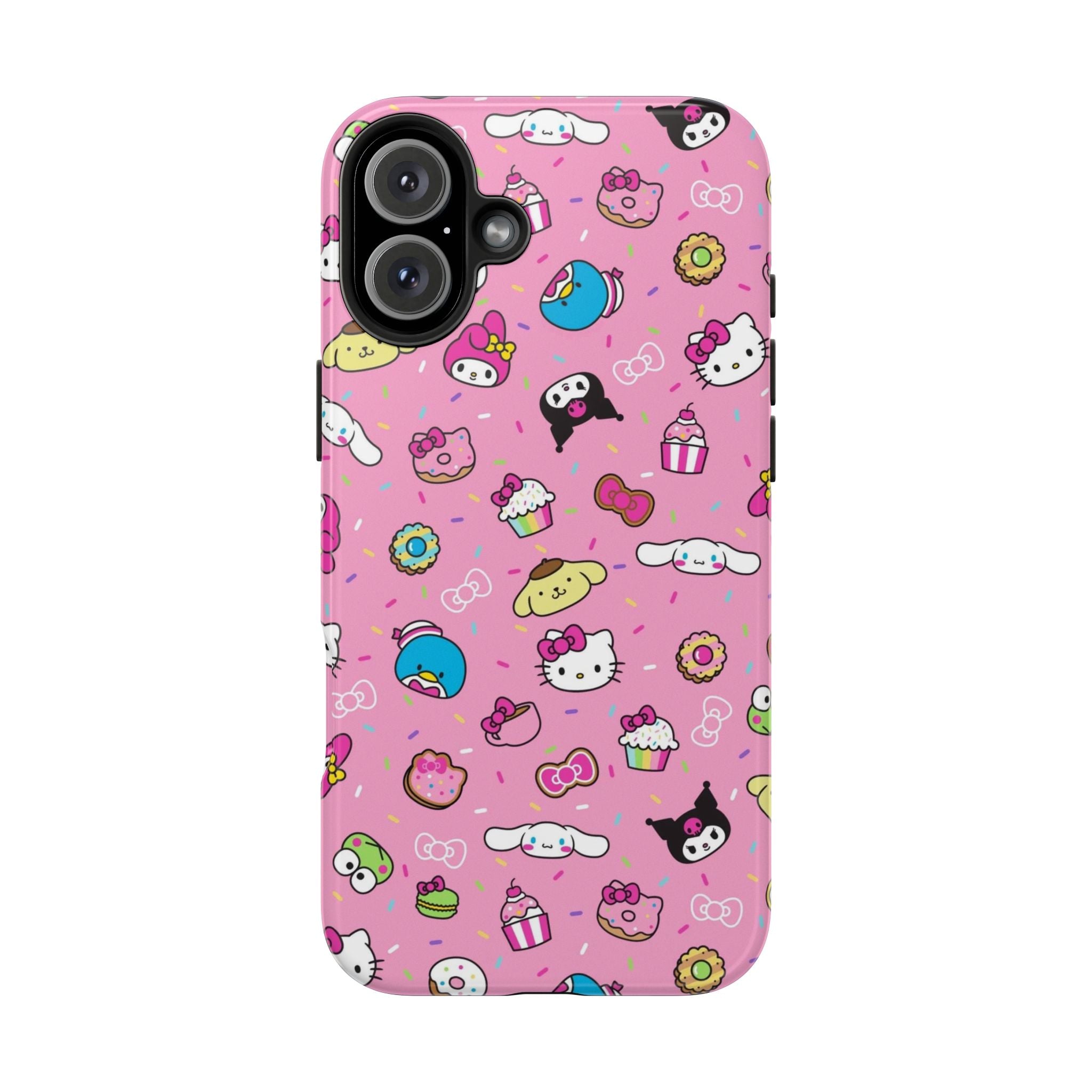 Sanrio Hello Kitty Characters Pattern Phone Case | Tough Phone Cases
