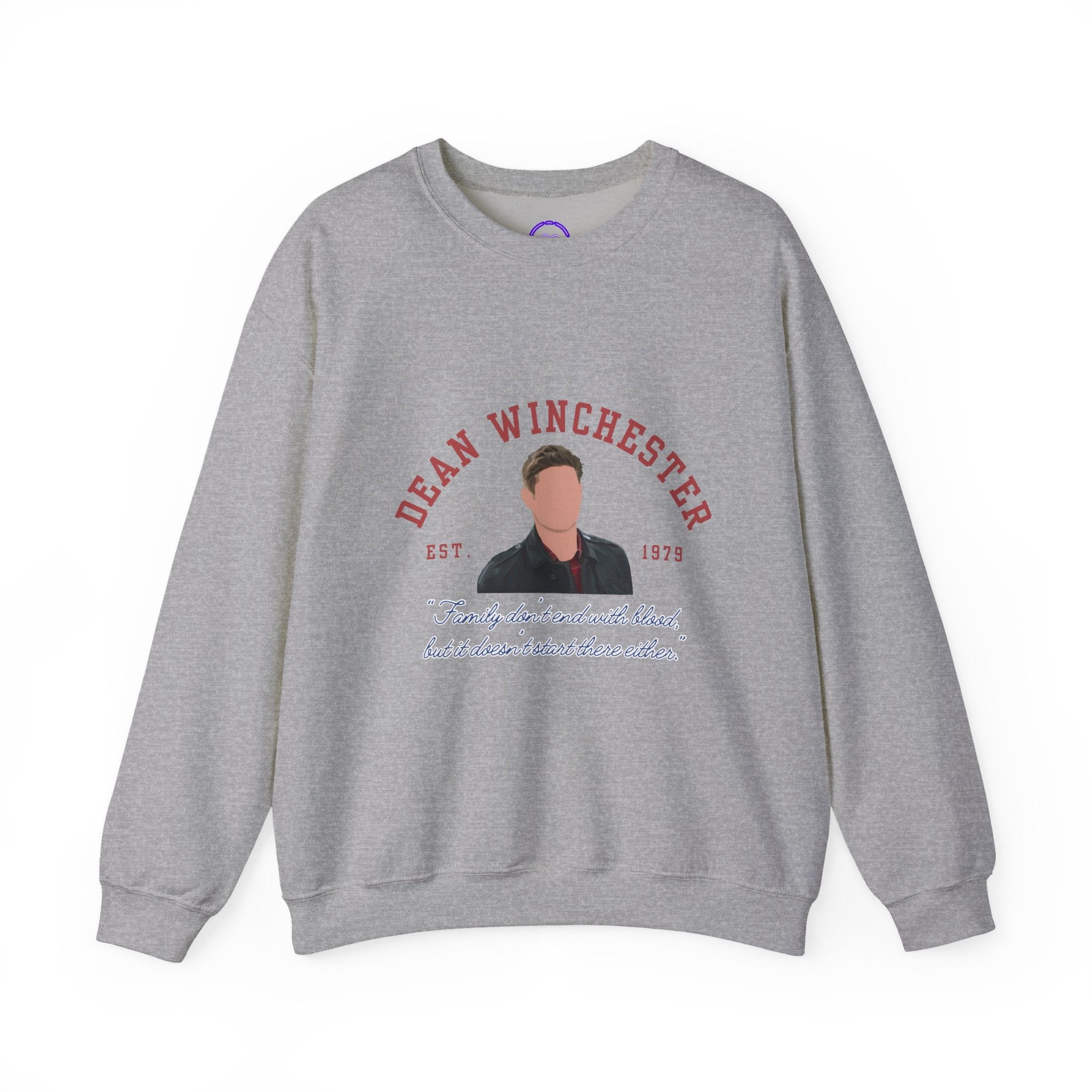 Dean Winchester Supernatural sweatshirt | Faceless Winchester portrait, est. 1979